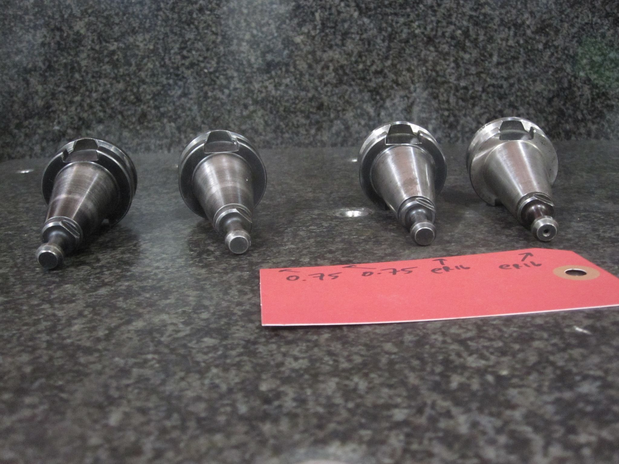 4X LOT OF 4 BT30 TOOL HOLDERS ER16 0.75" 3/4" KENNAMETAL COMMAND VALENITE 4