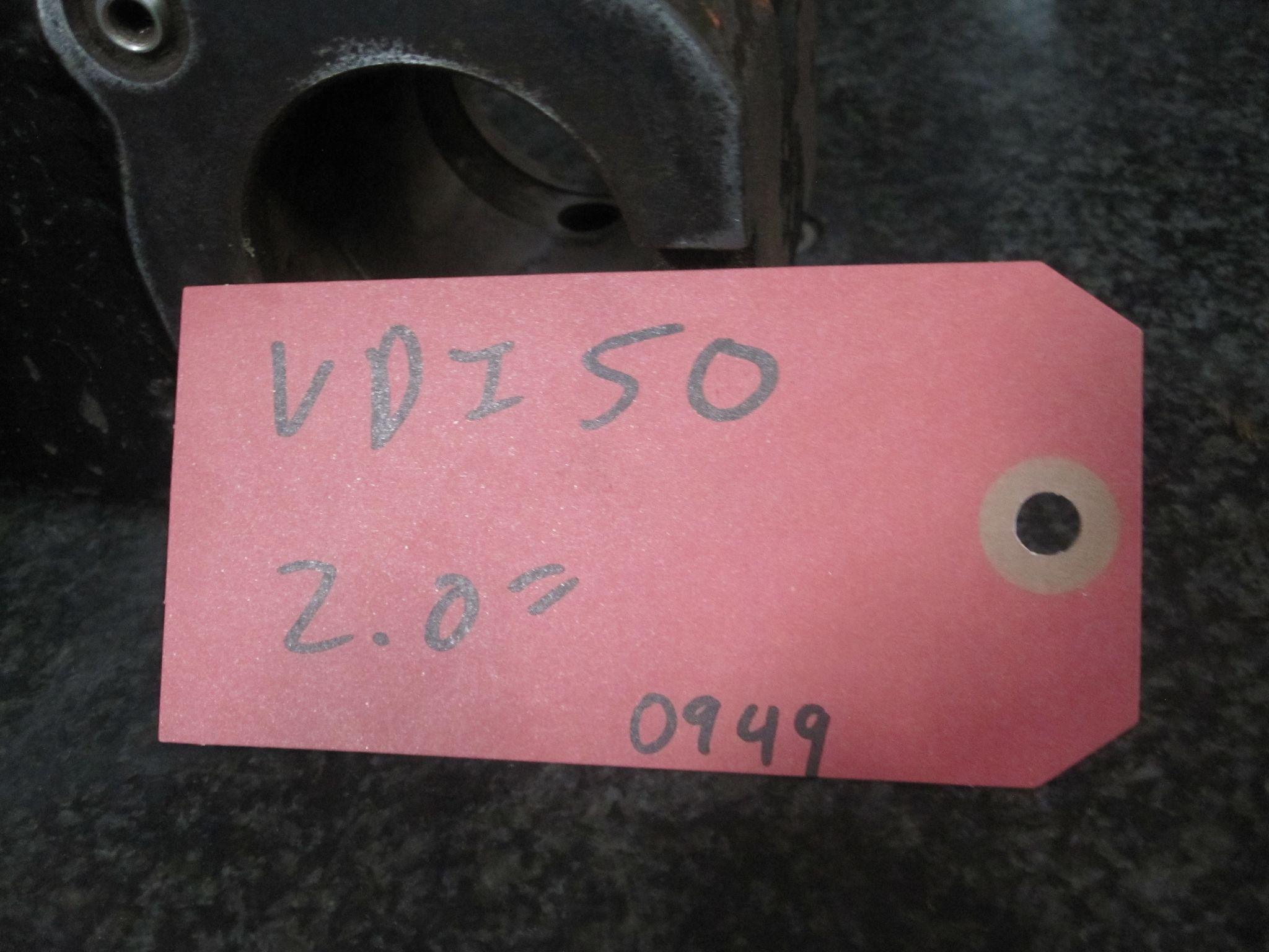 (AS-IS) MAZAK VDI50 VDI 50 SQT 2.0" BORING BAR STATIC HOLDER INCH 2