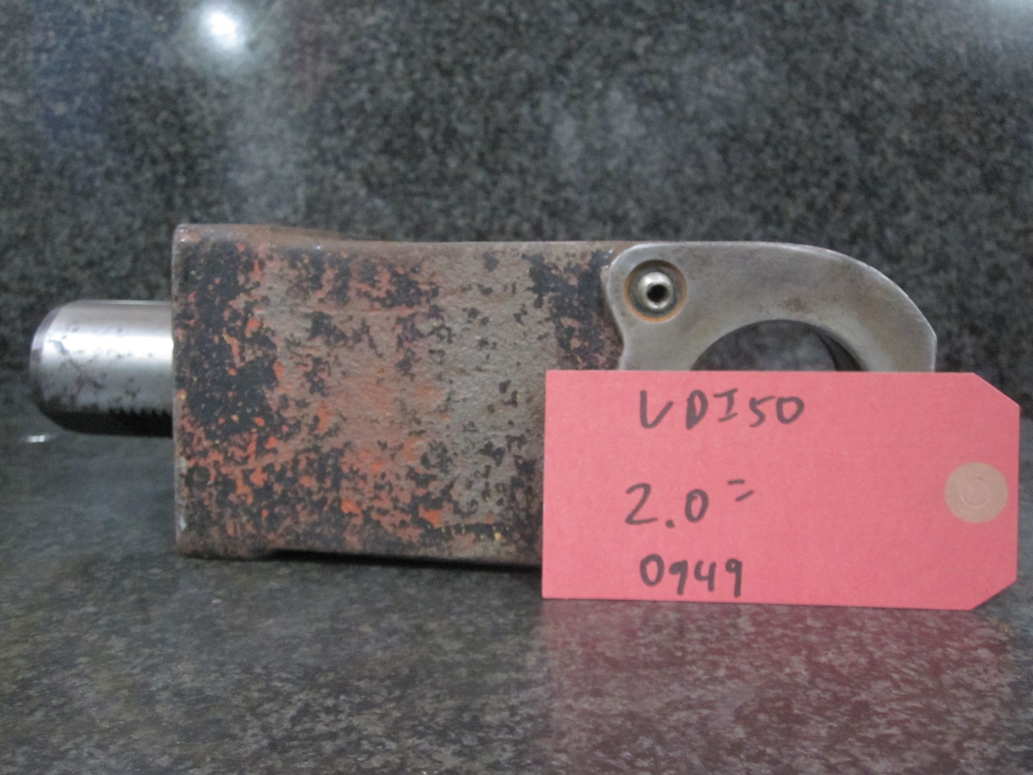 (AS-IS) MAZAK VDI50 VDI 50 SQT 2.0" BORING BAR STATIC HOLDER INCH 3