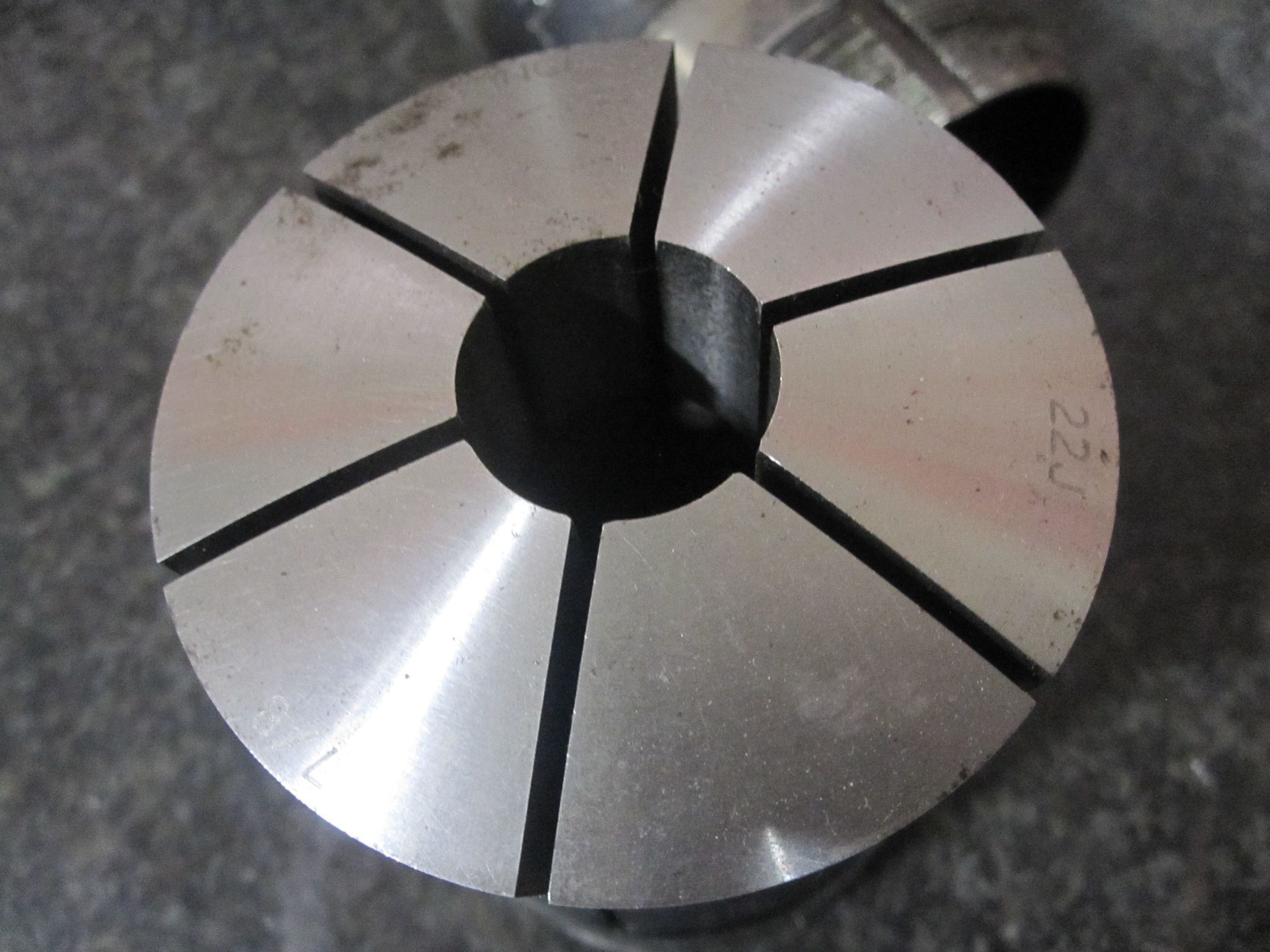 3X LOT OF 3 HARDINGE 22J COLLETS 7/8" 1-3/8" 1-1/2" 9
