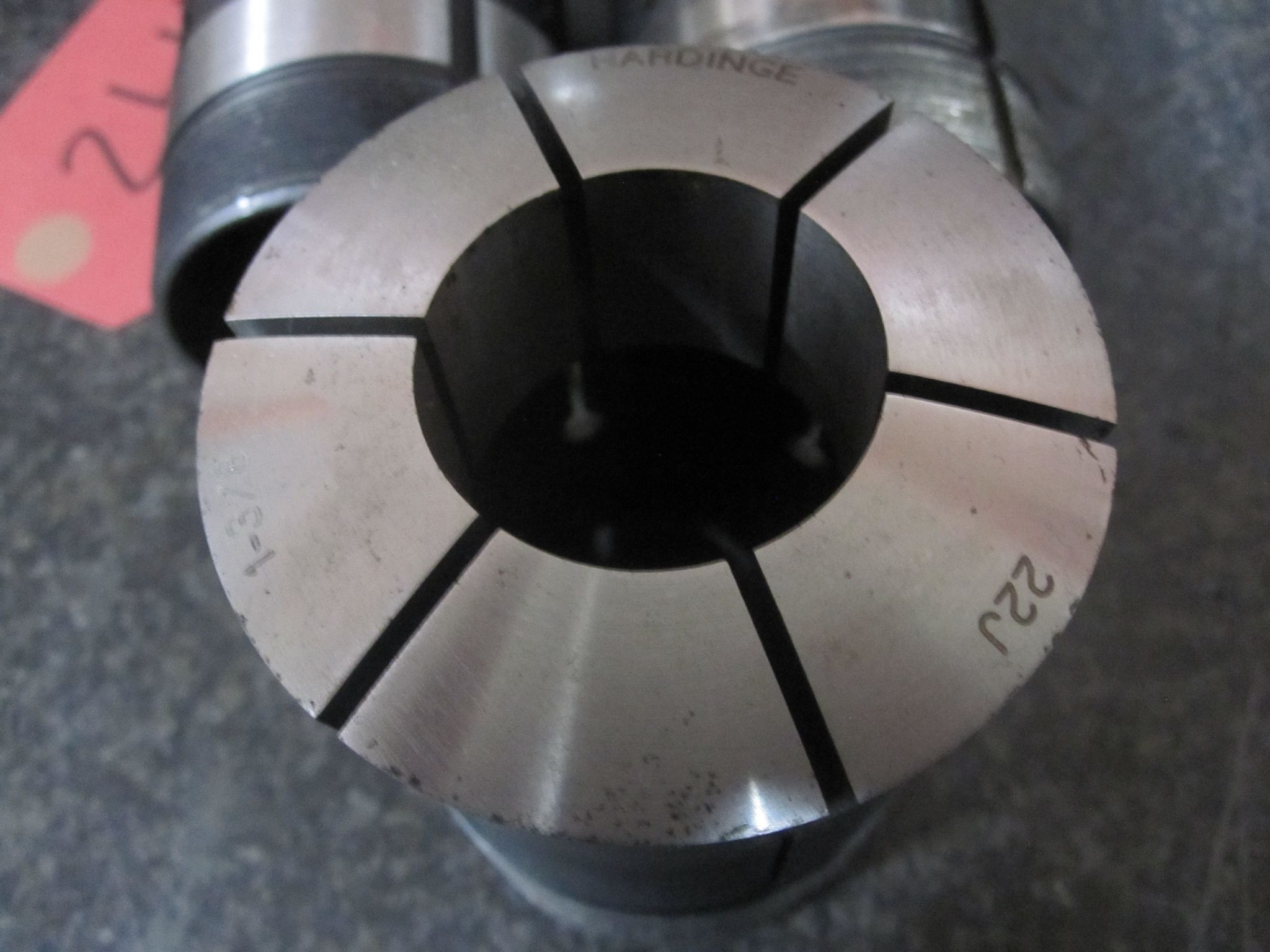 3X LOT OF 3 HARDINGE 22J COLLETS 7/8" 1-3/8" 1-1/2" 10