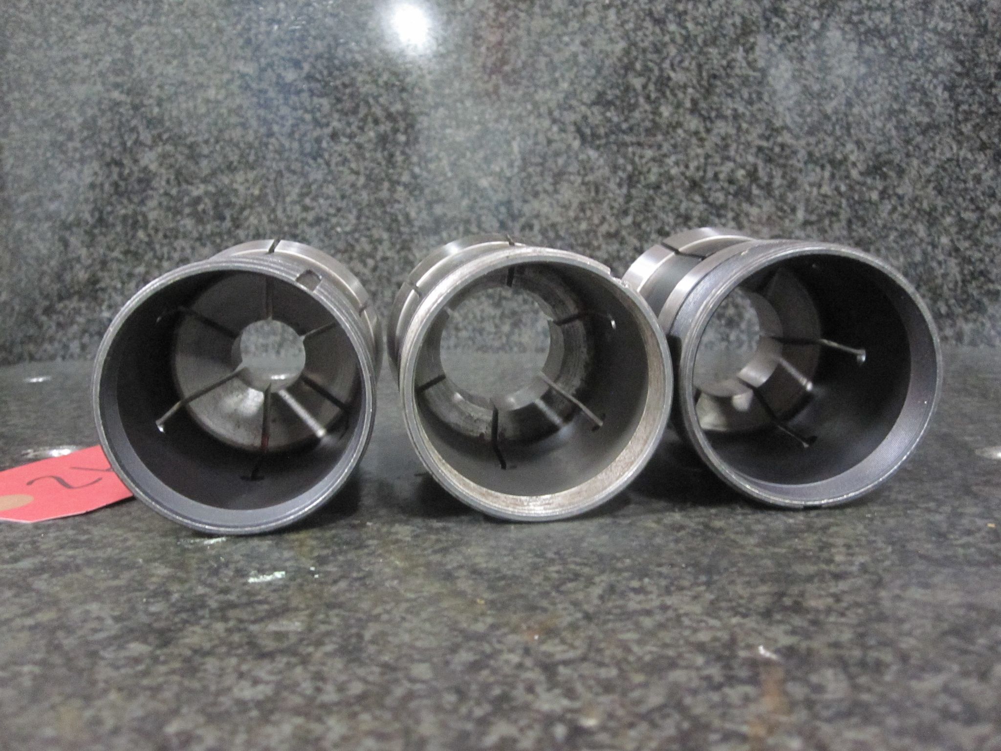 3X LOT OF 3 HARDINGE 22J COLLETS 7/8" 1-3/8" 1-1/2" 13