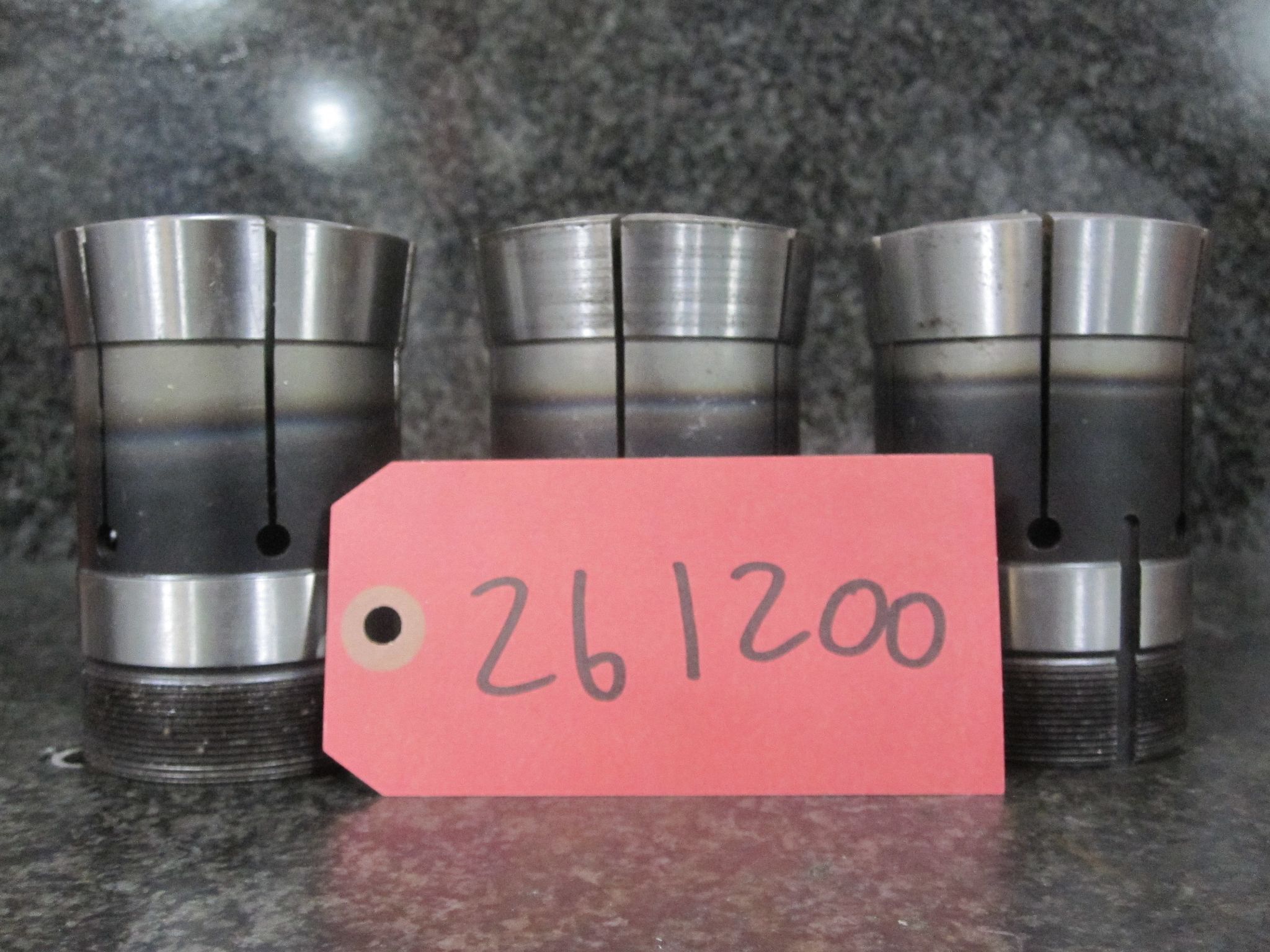 3X LOT OF 3 HARDINGE 22J COLLETS 7/8" 3/4" 1-3/8" 0