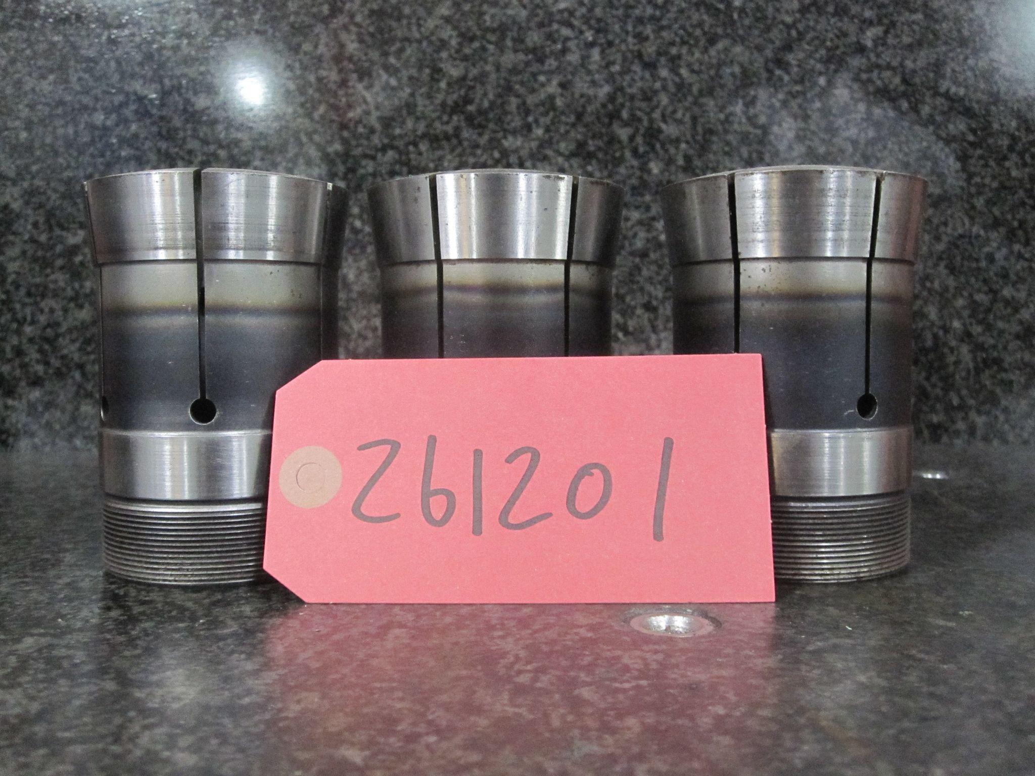 3X LOT OF 3 HARDINGE 22J COLLETS 1-3/4" 1-1/4" 3/4" 0