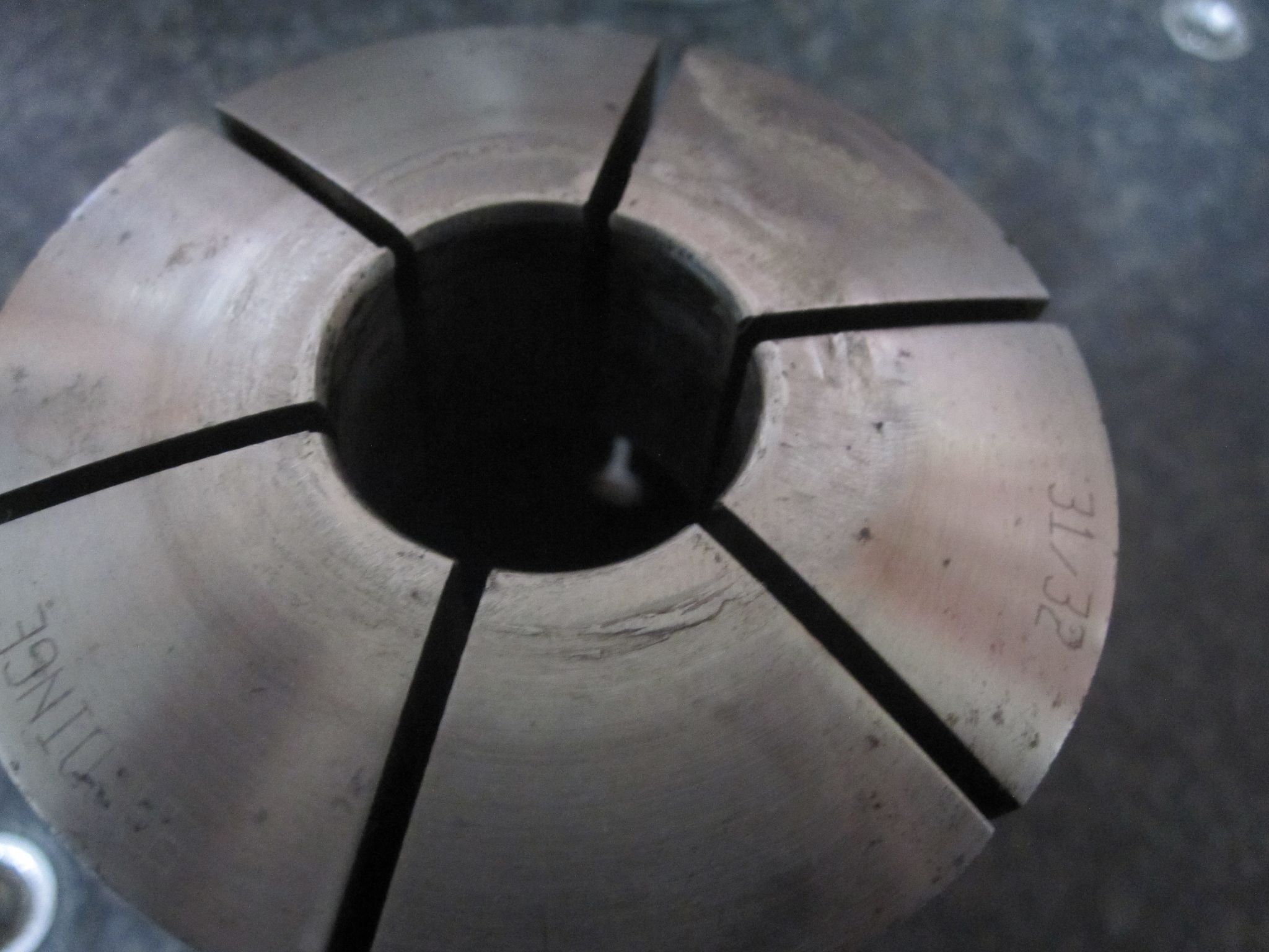 3X LOT OF 3 HARDINGE 22J COLLETS 1.0" 11/32 31/32 11