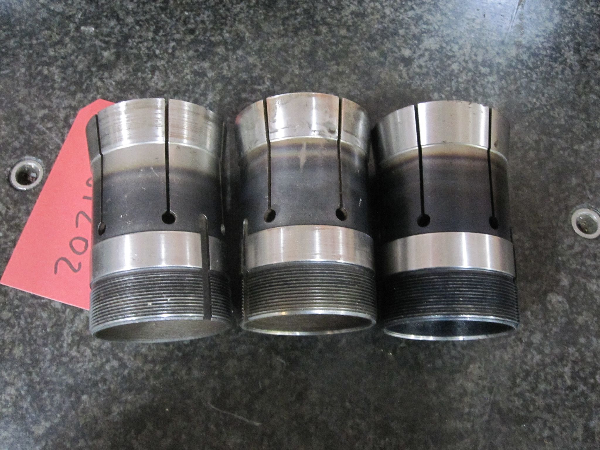 3X LOT OF 3 HARDINGE 22J COLLETS 1.0" 11/32 31/32 19
