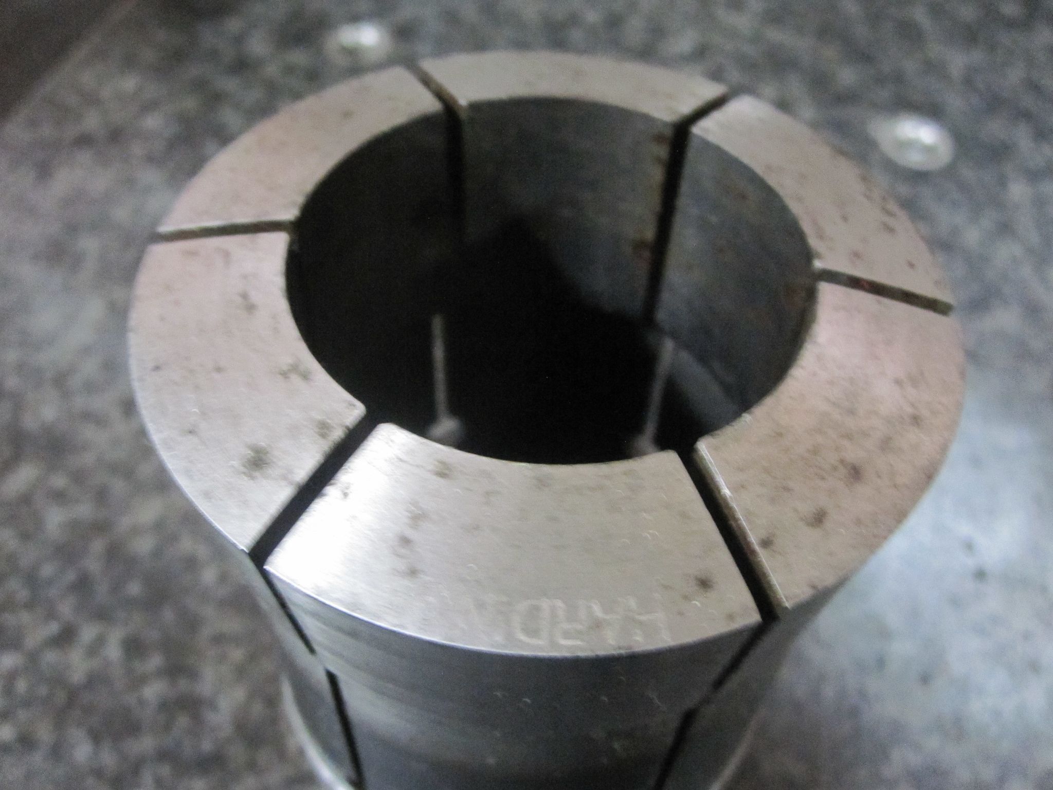 3X LOT OF 3 HARDINGE 22J COLLETS 1-3/4" 1-1/4" 9/32 6
