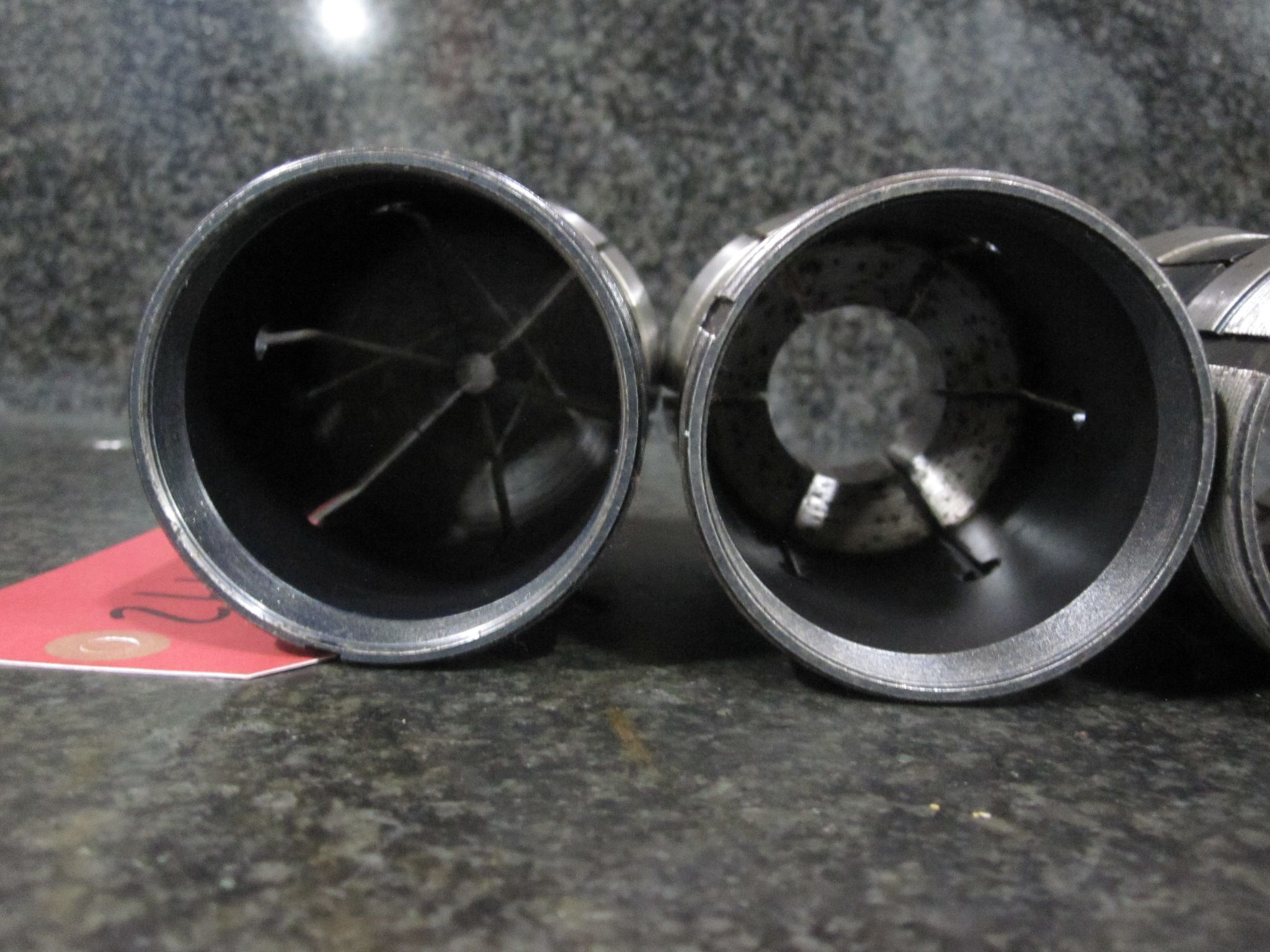 3X LOT OF 3 HARDINGE 22J COLLETS 1-3/4" 1-1/4" 9/32 17