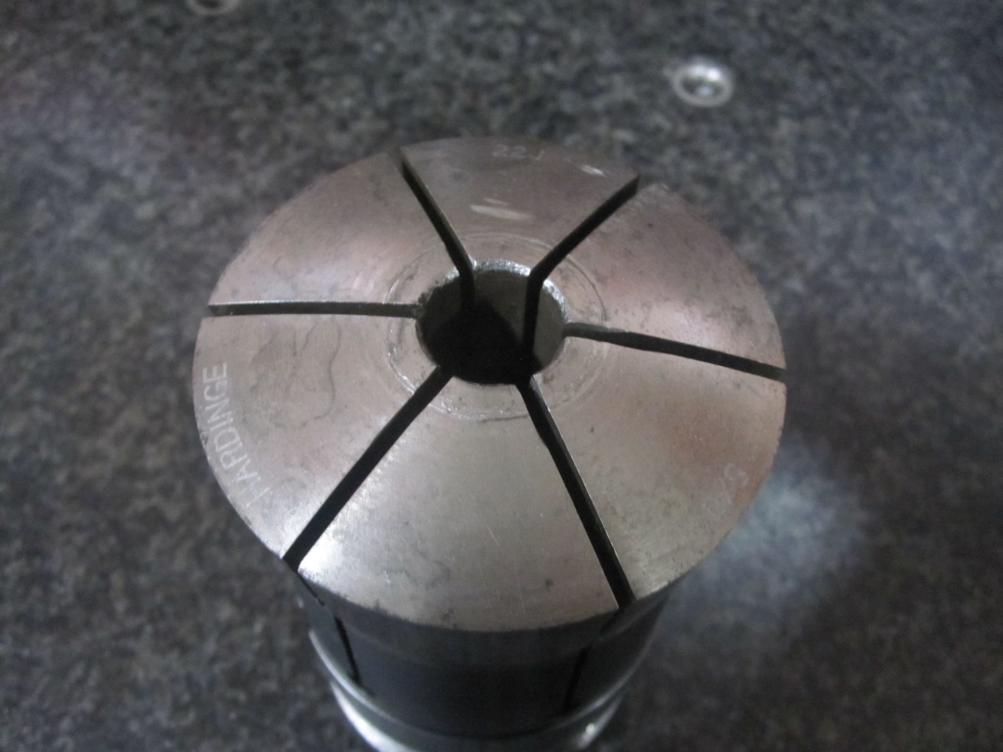 (AS-IS) 3X LOT OF 3 HARDINGE 22J COLLETS 5/8 1-3/16 1.0" 3