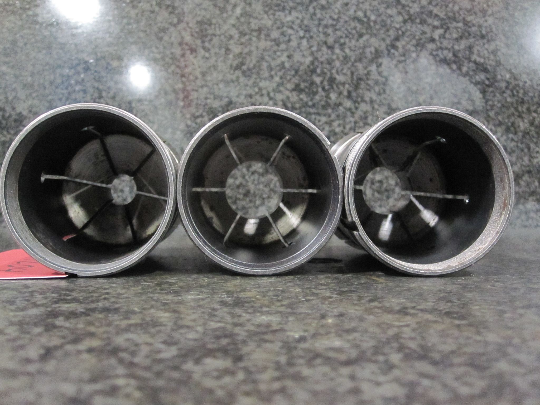 (AS-IS) 3X LOT OF 3 HARDINGE 22J COLLETS 5/8 1-3/16 1.0" 18