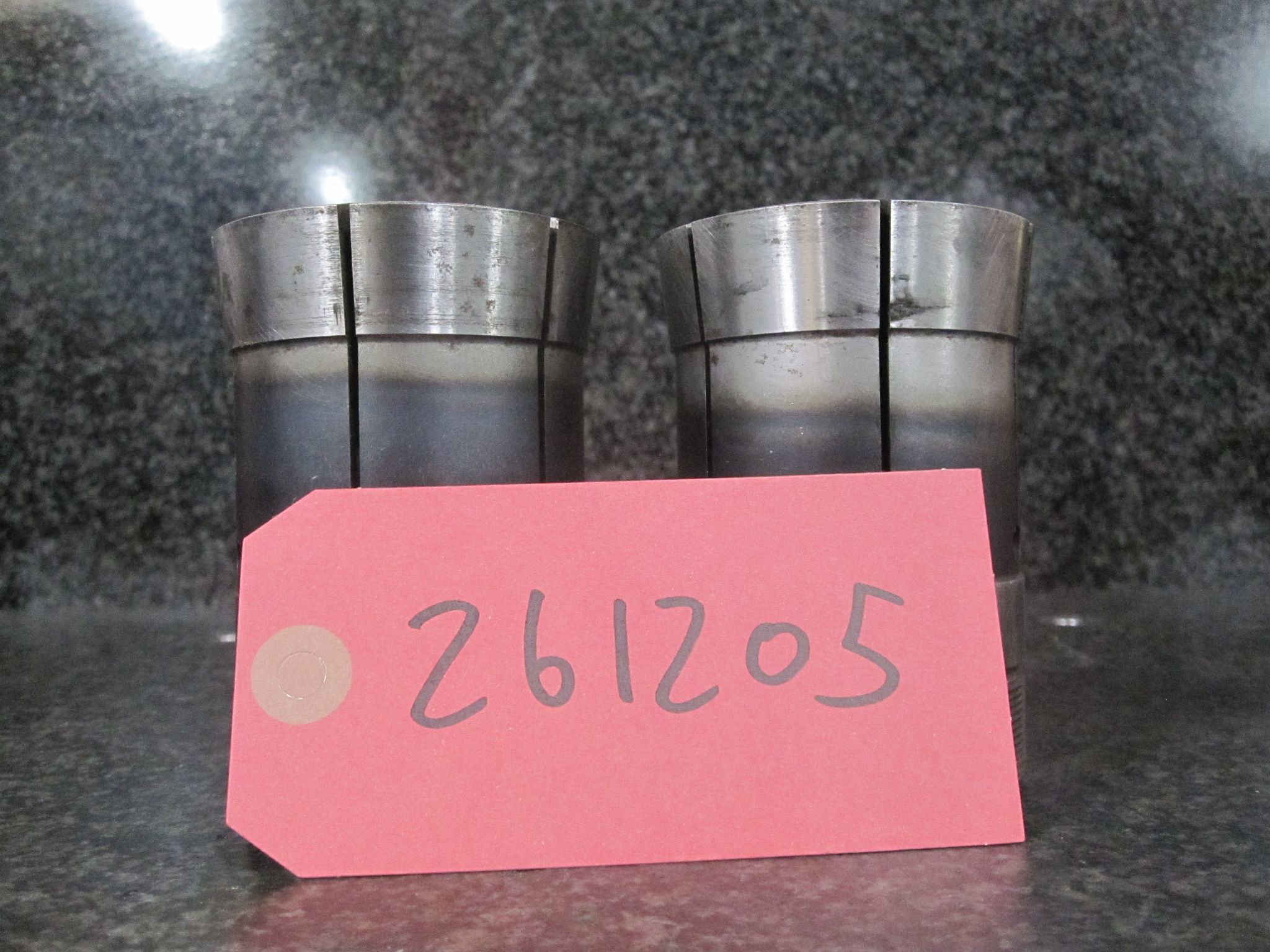 (AS-IS) 2X LOT OF 2 HARDINGE 22J COLLETS 1.0" 5/16" 0