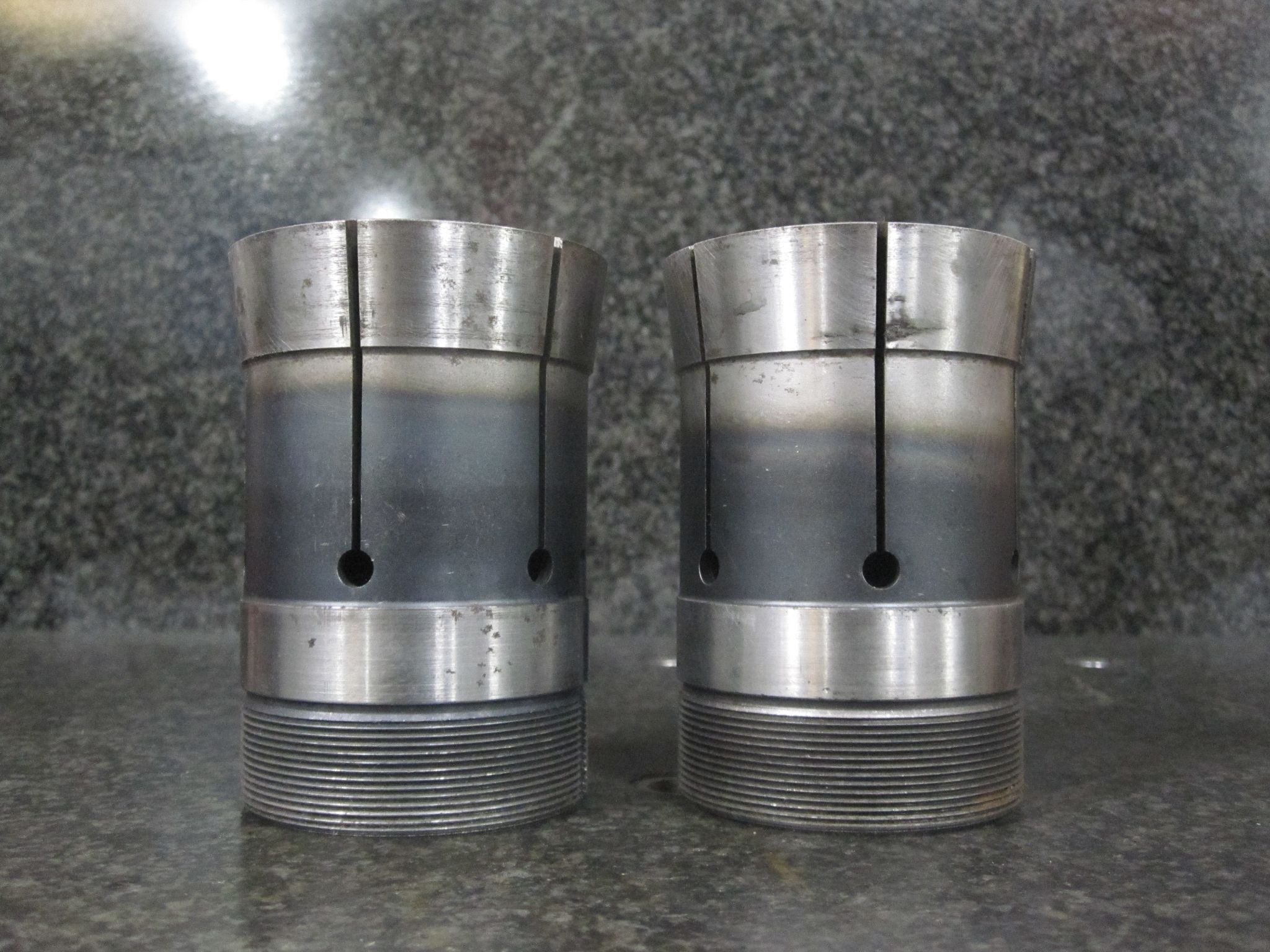 (AS-IS) 2X LOT OF 2 HARDINGE 22J COLLETS 1.0" 5/16" 3