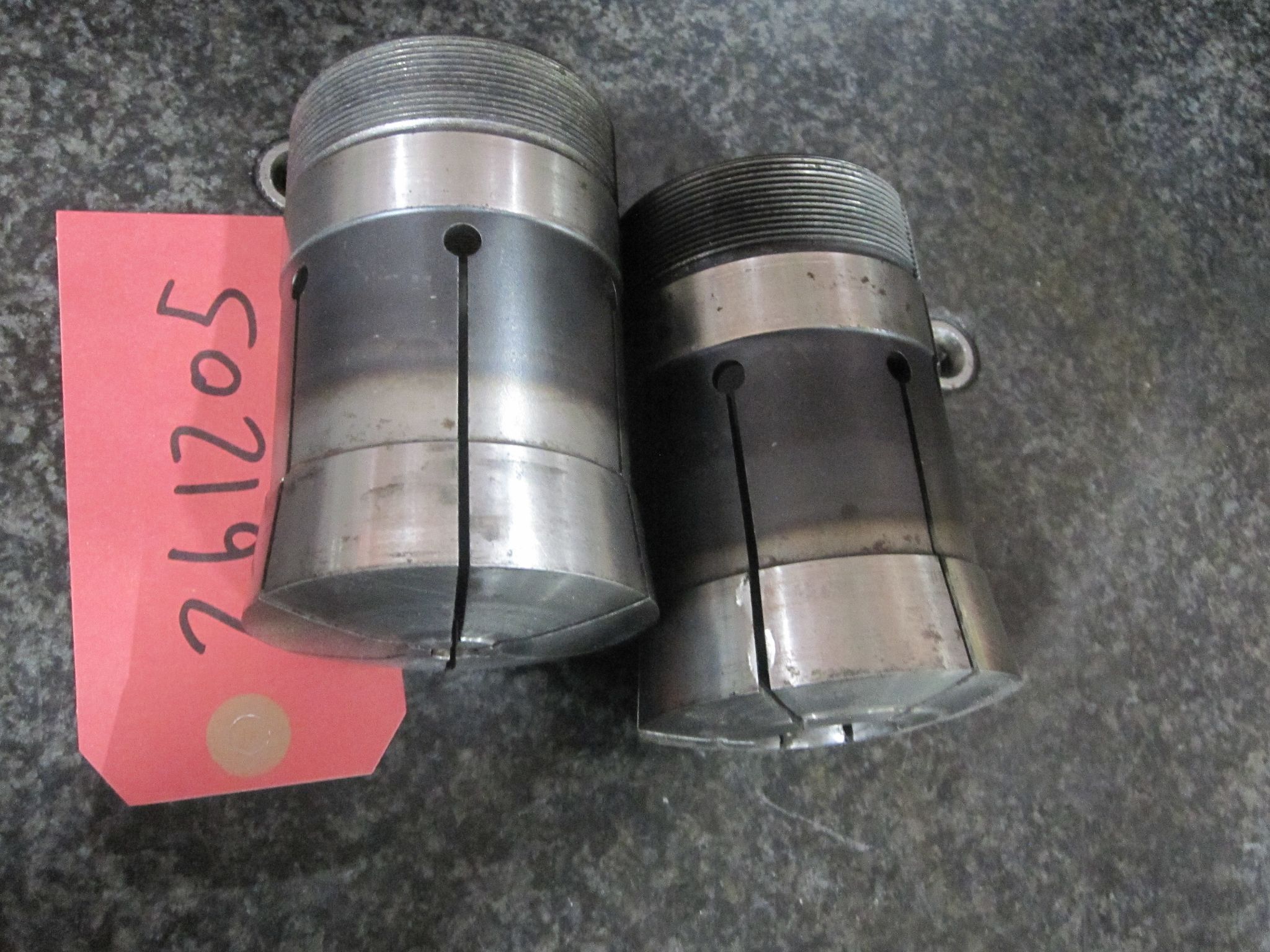 (AS-IS) 2X LOT OF 2 HARDINGE 22J COLLETS 1.0" 5/16" 15