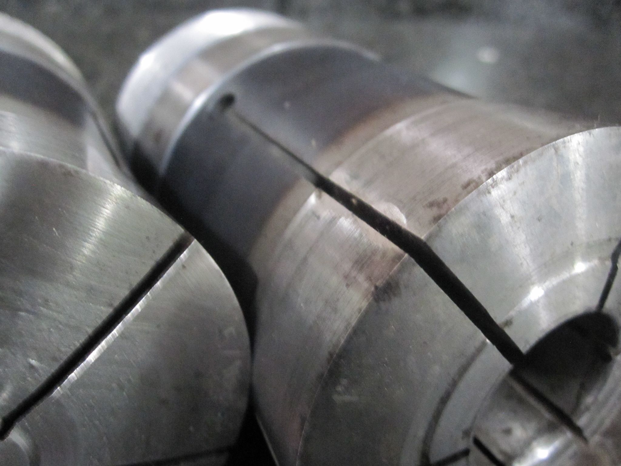 (AS-IS) 2X LOT OF 2 HARDINGE 22J COLLETS 1.0" 5/16" 16