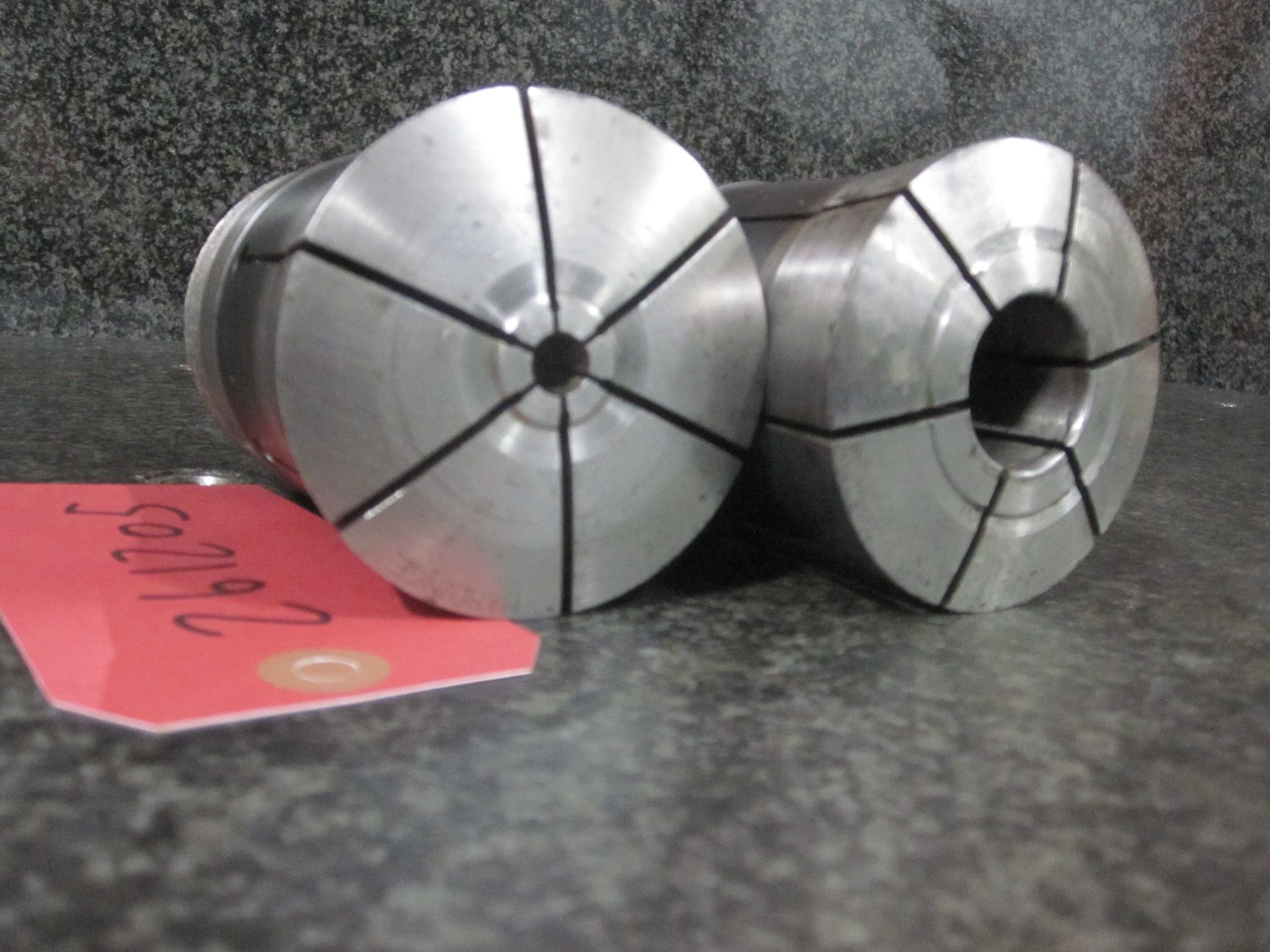 (AS-IS) 2X LOT OF 2 HARDINGE 22J COLLETS 1.0" 5/16" 17