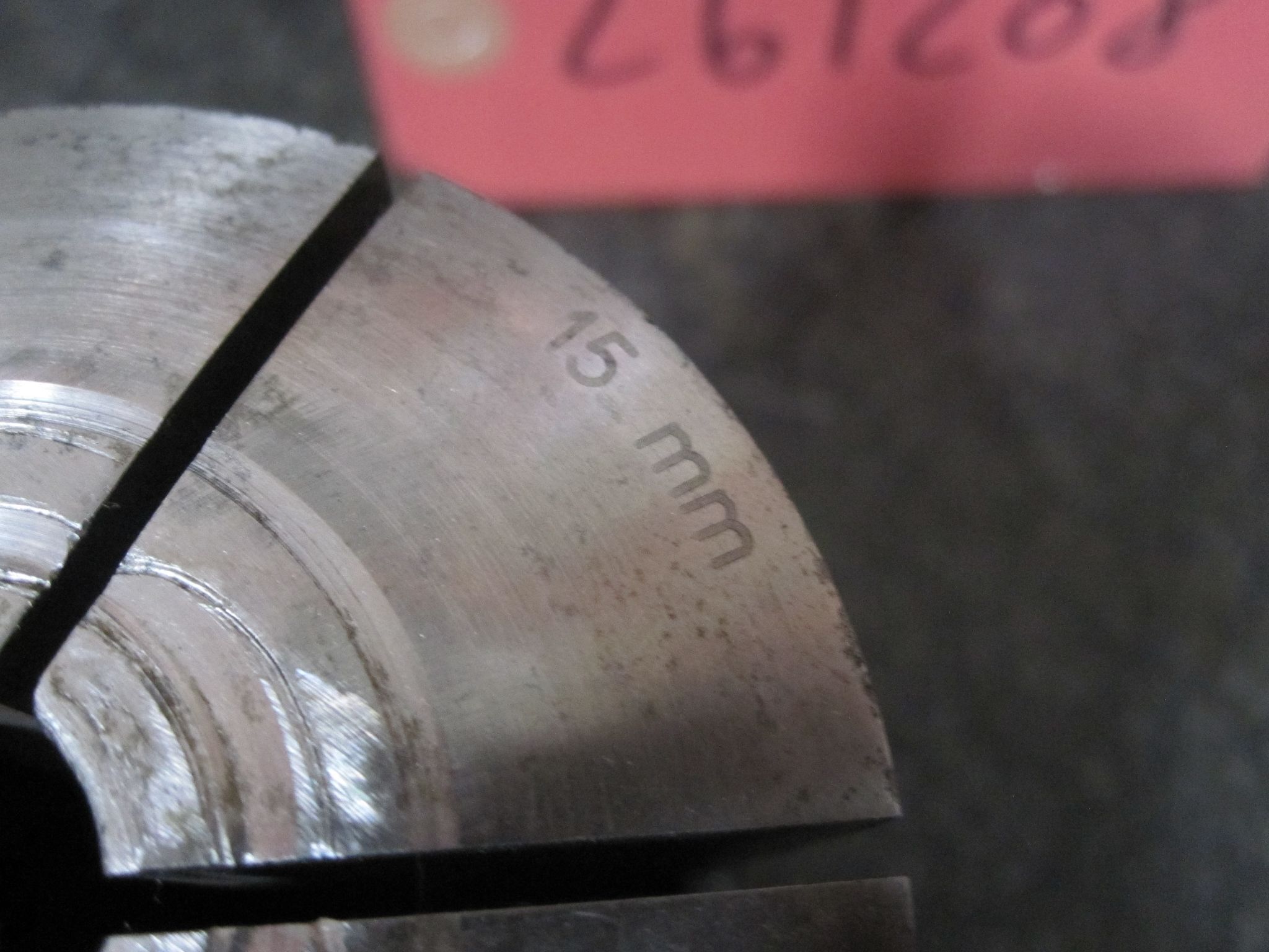 (AS-IS) 3X LOT OF 3 HARDINGE 22J COLLETS 1/2" 1.0" 15MM 7
