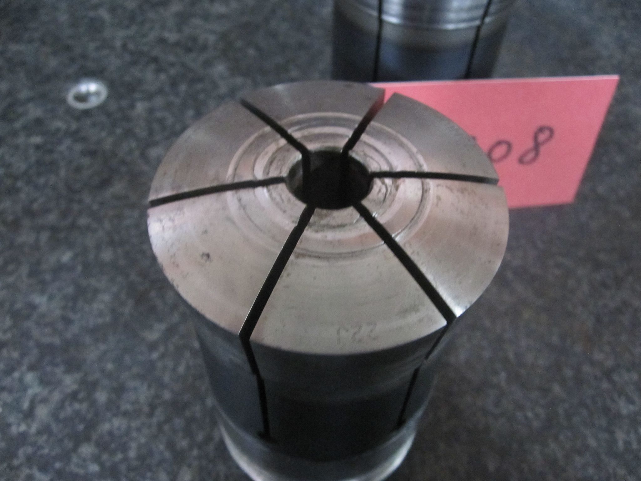 (AS-IS) 3X LOT OF 3 HARDINGE 22J COLLETS 1/2" 1.0" 15MM 10