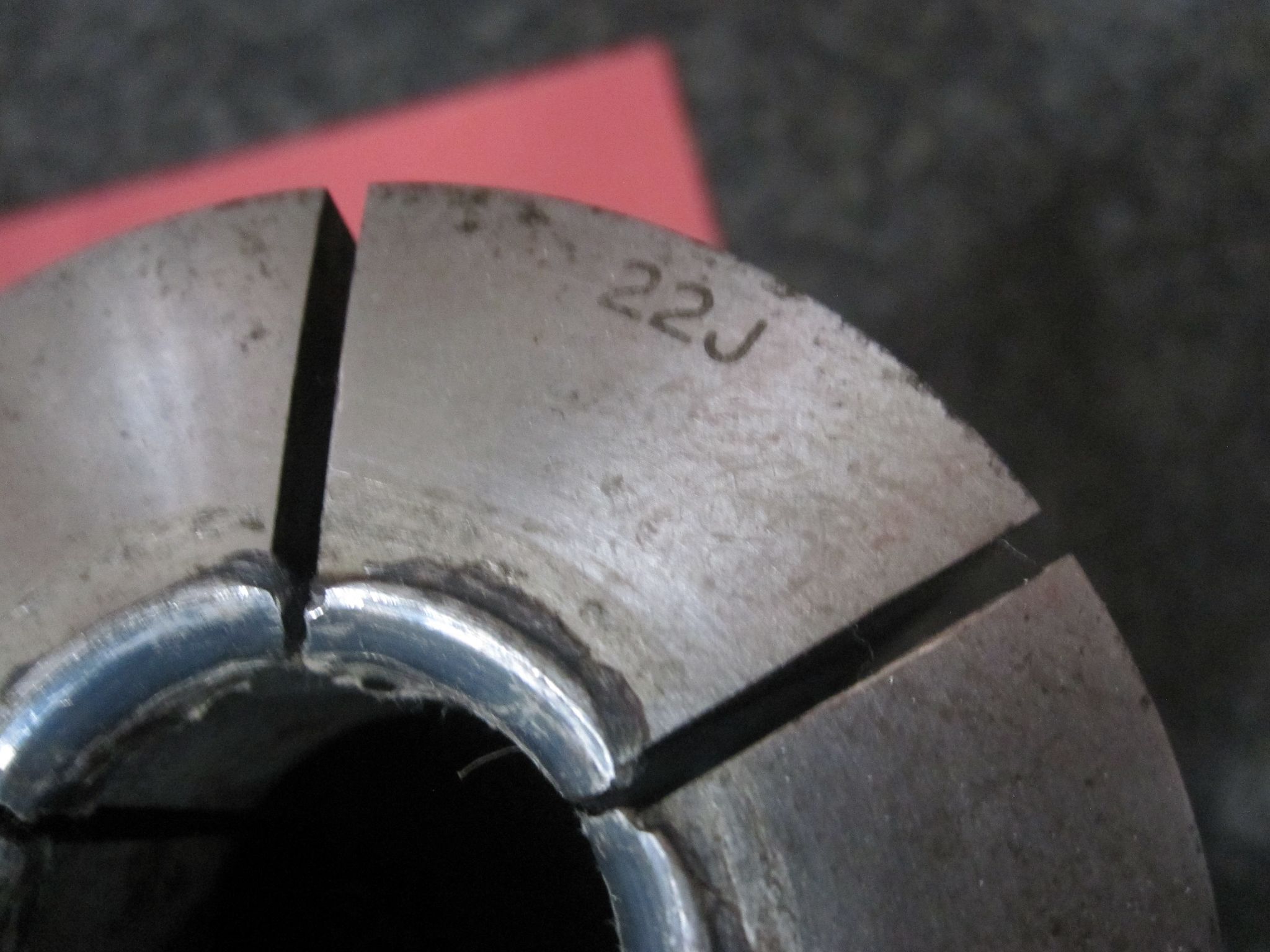(AS-IS) 3X LOT OF 3 HARDINGE 22J COLLETS 1/2" 1.0" 15MM 13