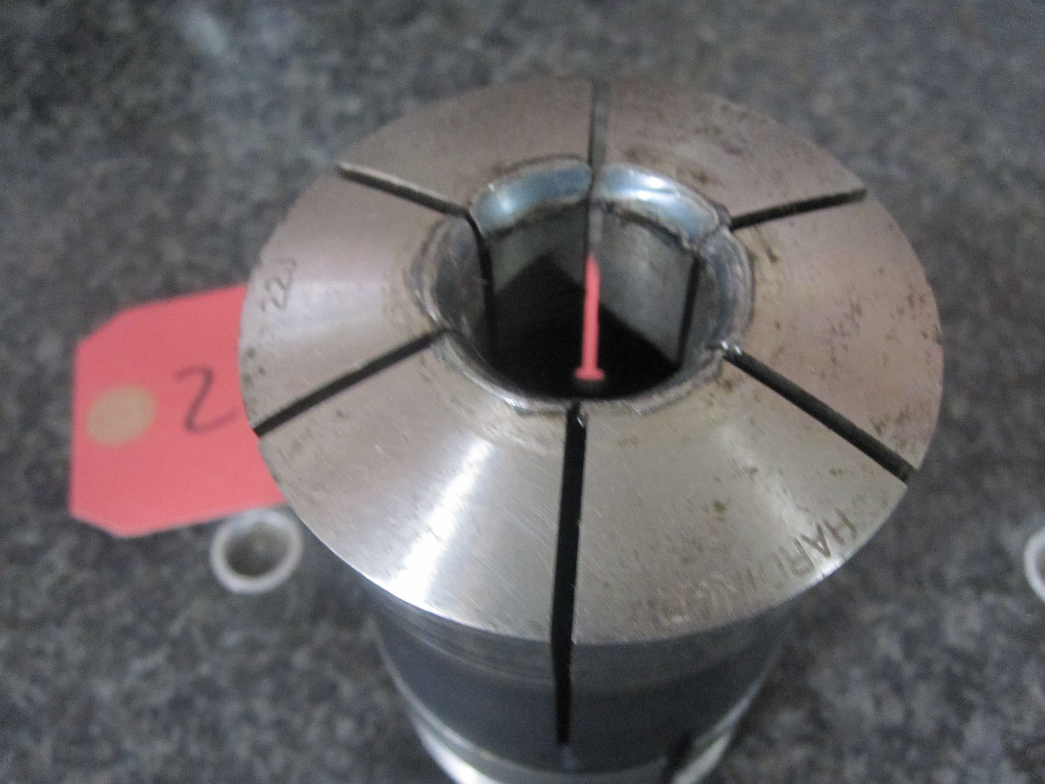 (AS-IS) 3X LOT OF 3 HARDINGE 22J COLLETS 1/2" 1.0" 15MM 15