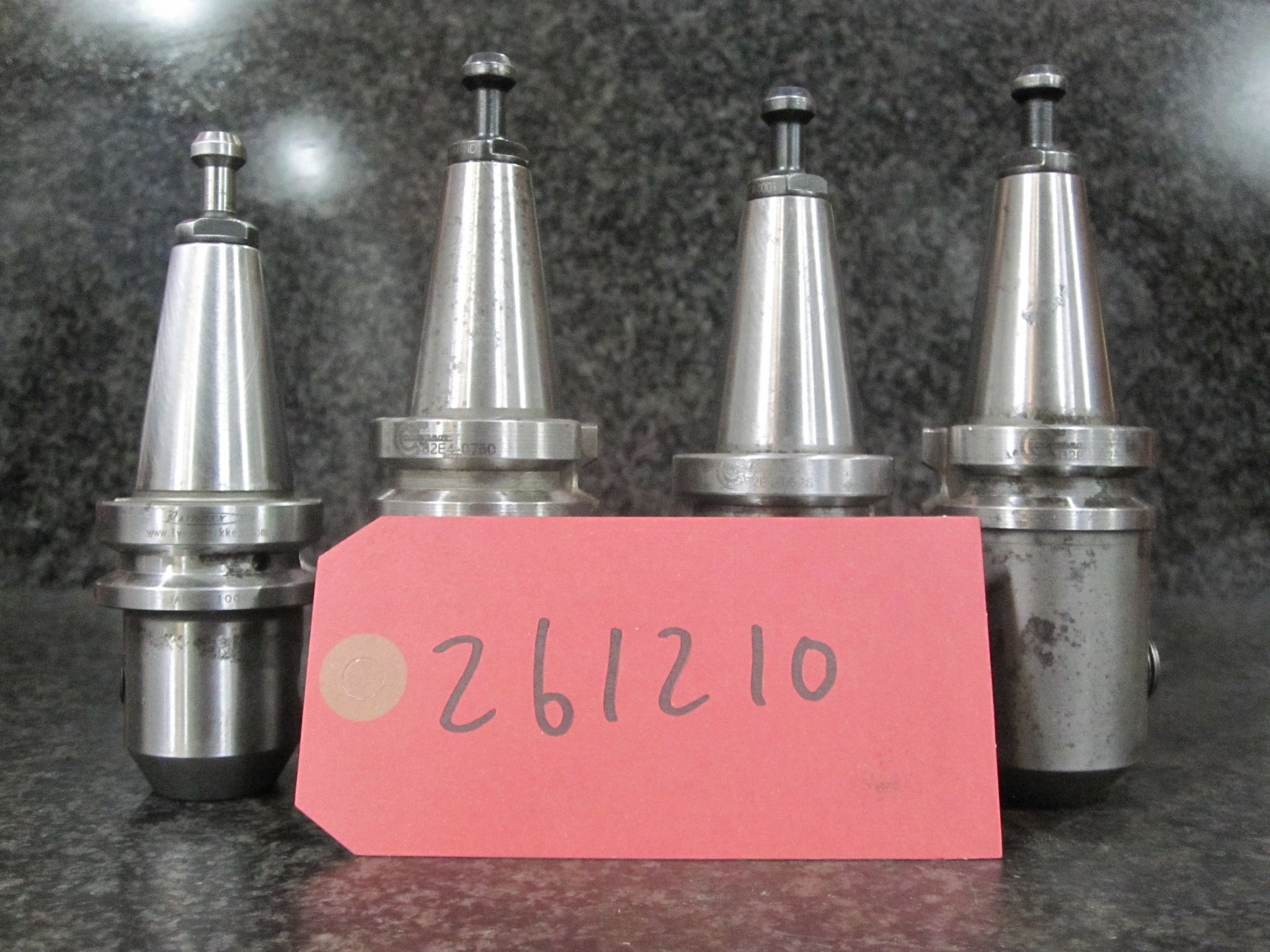 4X LOT OF 4 BT30 TOOL HOLDERS COLLET CHUCKS COMMAND LYNDEX ENDMILL SOLID WELDON FLAT HOLDERS SIDE LOCK 0