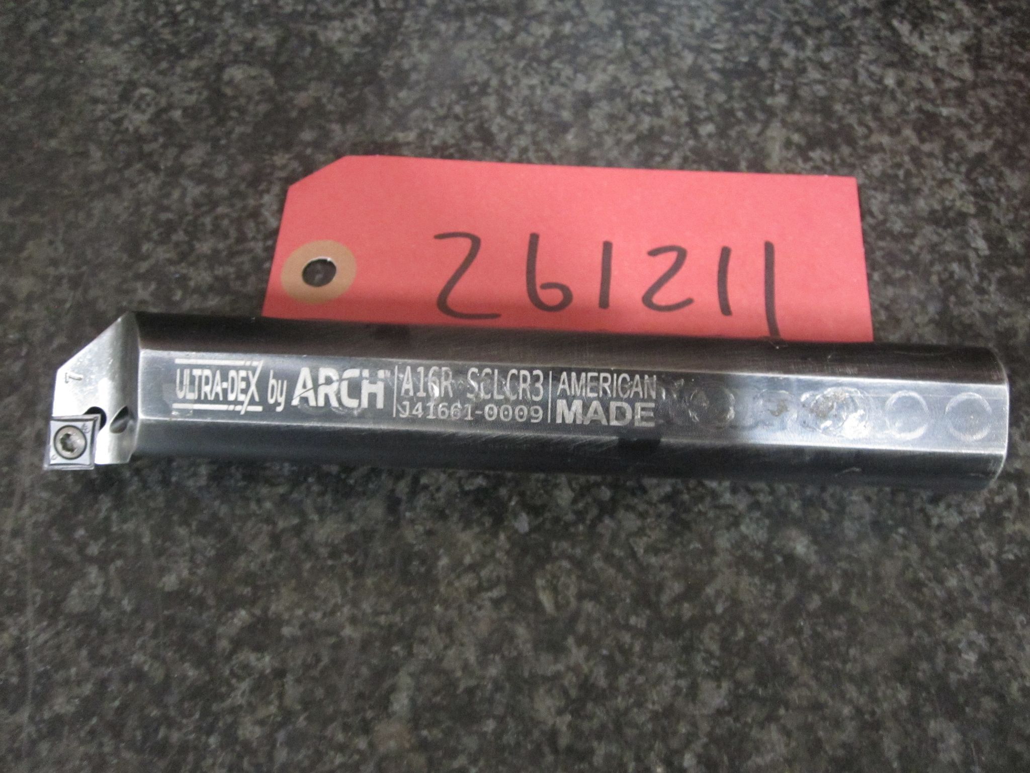INSERT BORING BAR CUTTING TOOL CNC LATHE ULTRA-DEX BY ARCH A16R SCLR3 J41661-0009 0