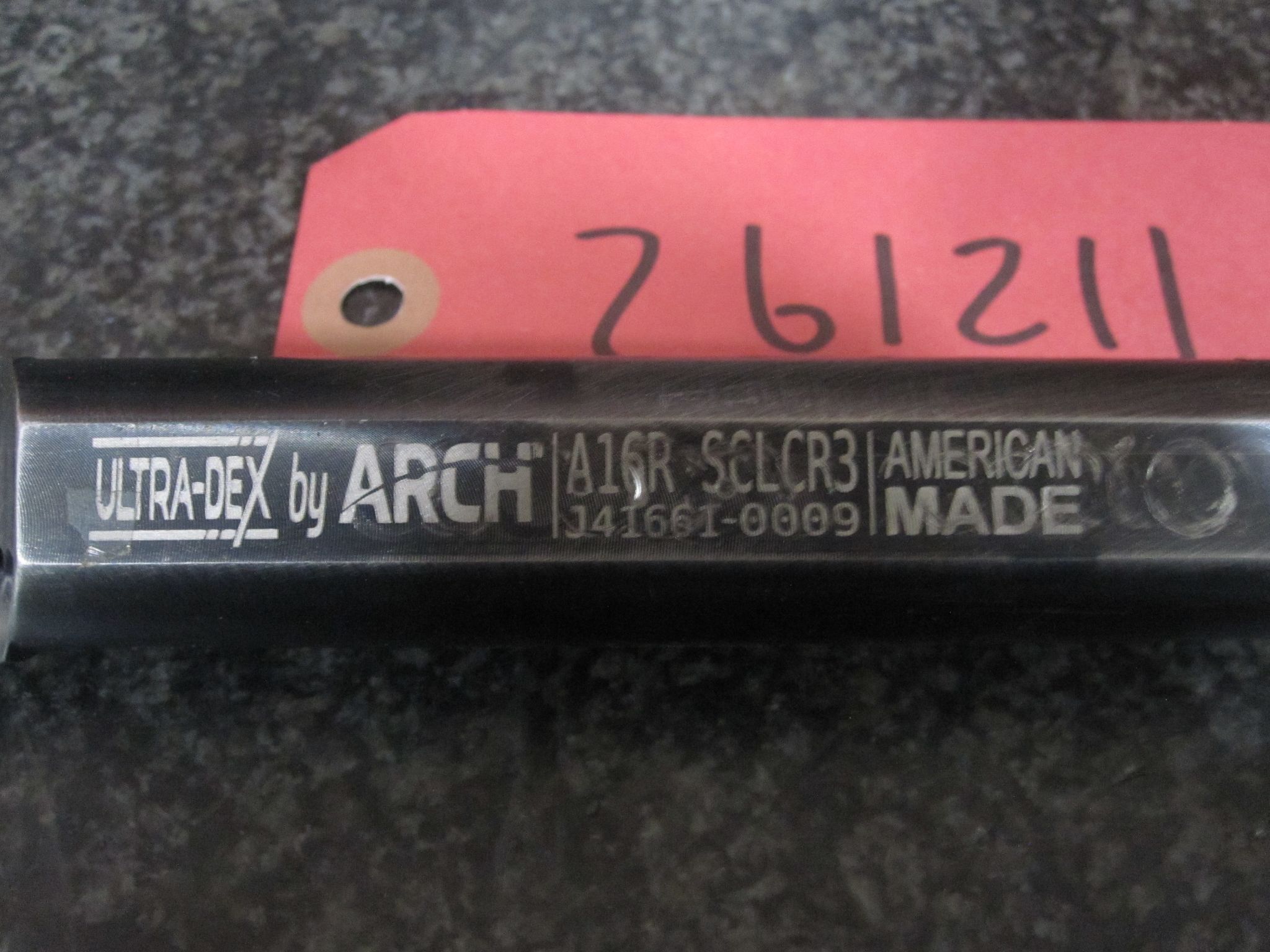 INSERT BORING BAR CUTTING TOOL CNC LATHE ULTRA-DEX BY ARCH A16R SCLR3 J41661-0009 1