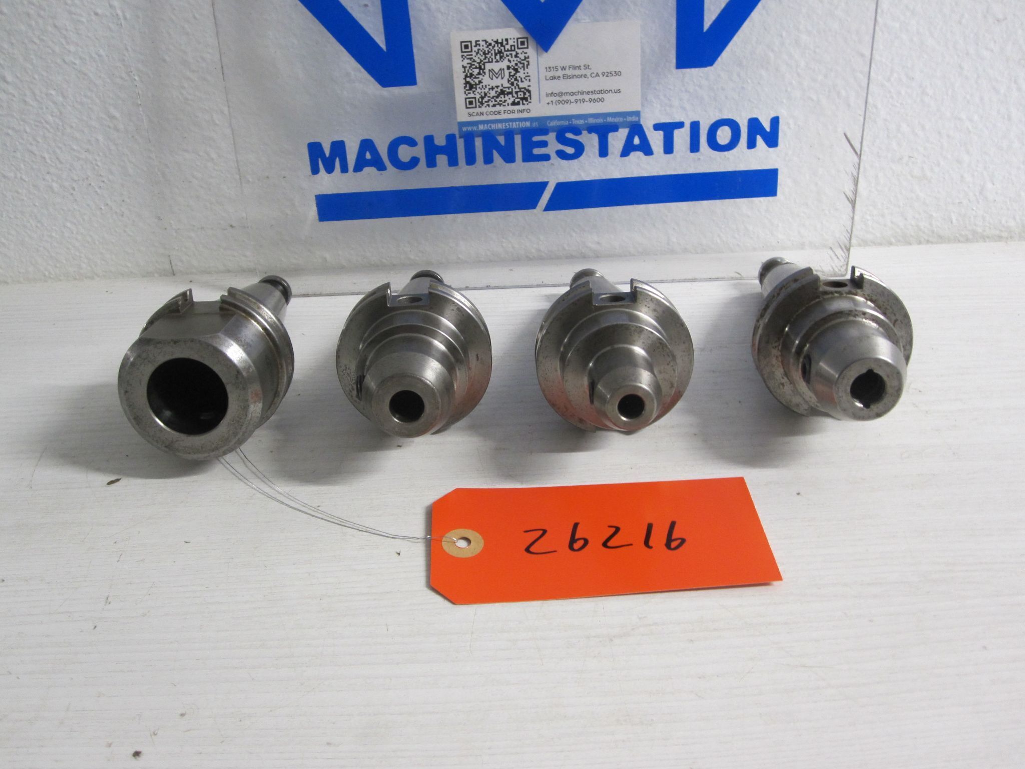 4x Lot of 4 Sowa GS CAT40 CT40 C40 Weldon Flat Side Lock End Mill Holders 8