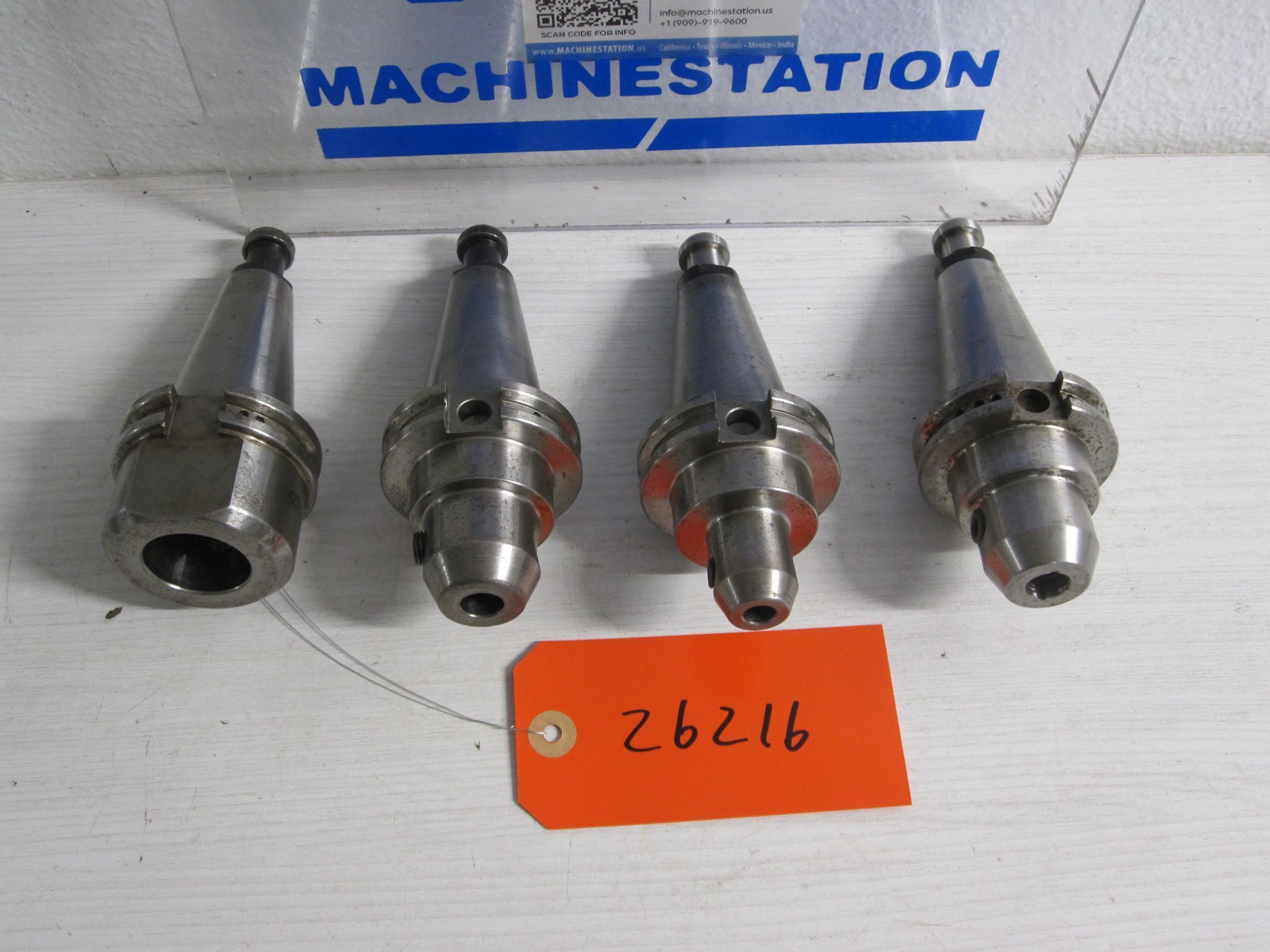 4x Lot of 4 Sowa GS CAT40 CT40 C40 Weldon Flat Side Lock End Mill Holders 11