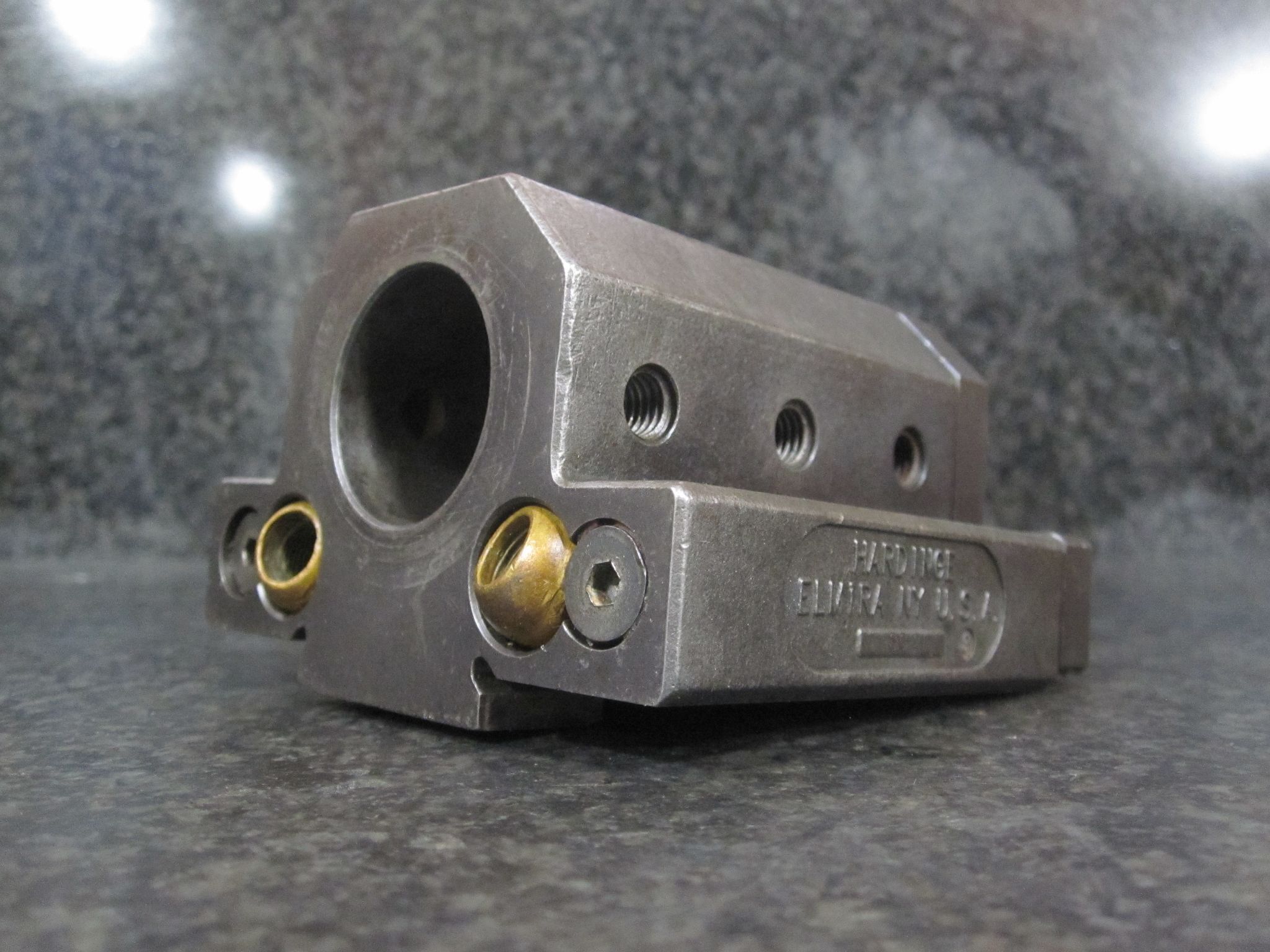 HARDINGE SC-21 STATIC TOOL HOLDER BORING BAR 1.25" 1-1/4" 77 X 51 MM W/ KEY 38 MM 0