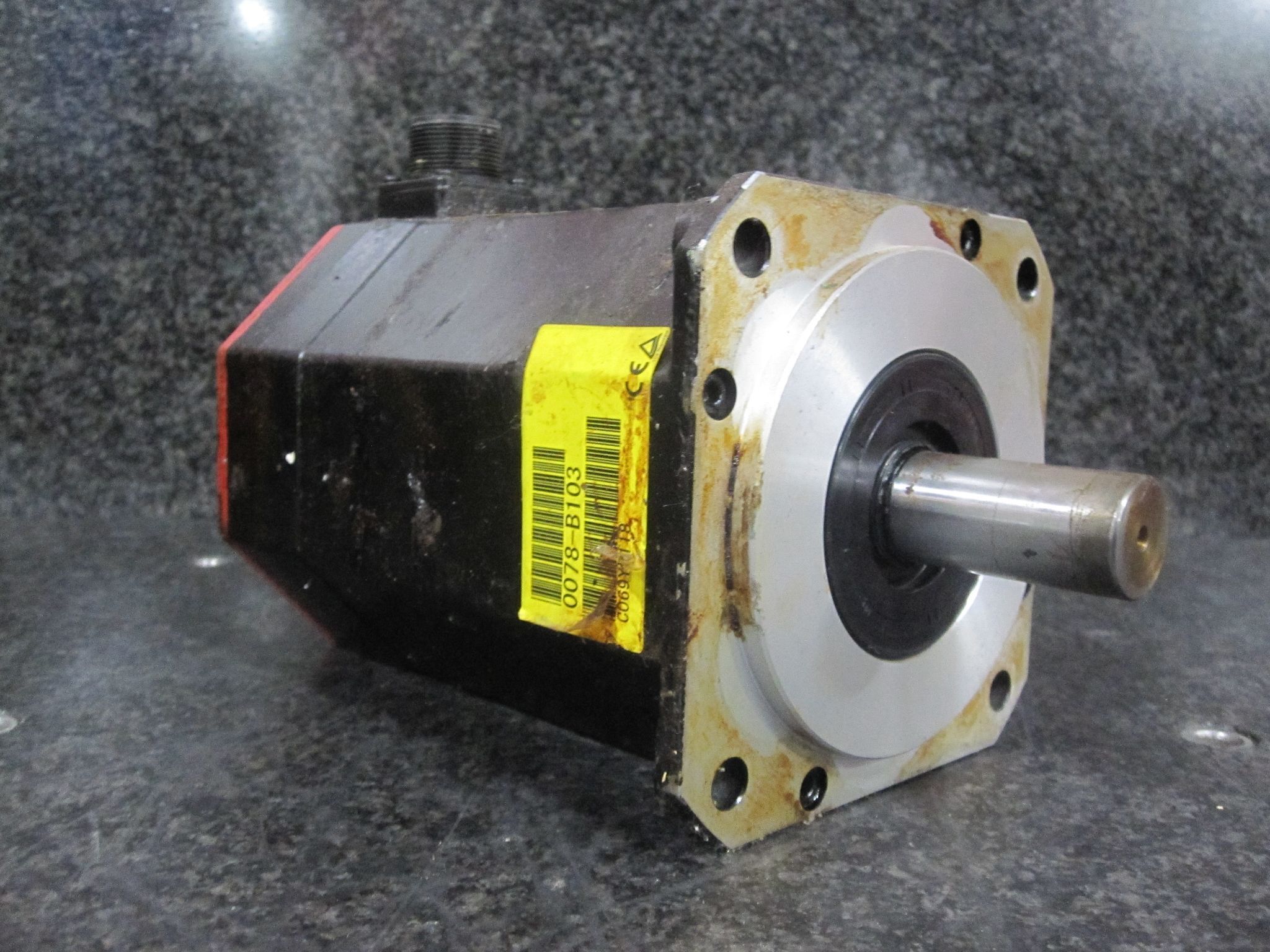(AS-IS FOR PARTS) FANUC AC SERVO MOTOR beta iS 12/3000 BiS 12/3000 BIS12/3000 A06B-0078-B103 1