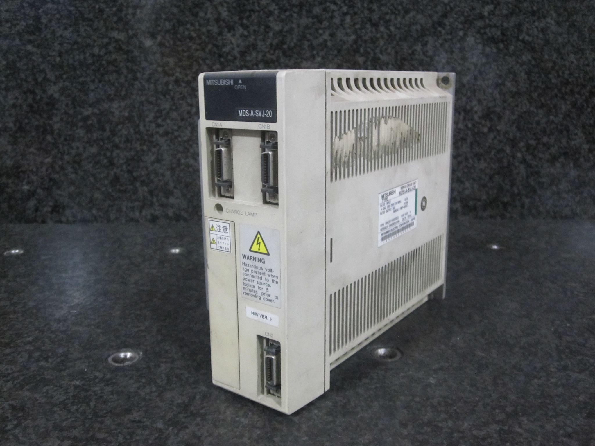 (UNTESTED) MITSUBISHI SERVO DRIVE UNIT MDS-A-SV-20 AMP AMPLIFIER 1