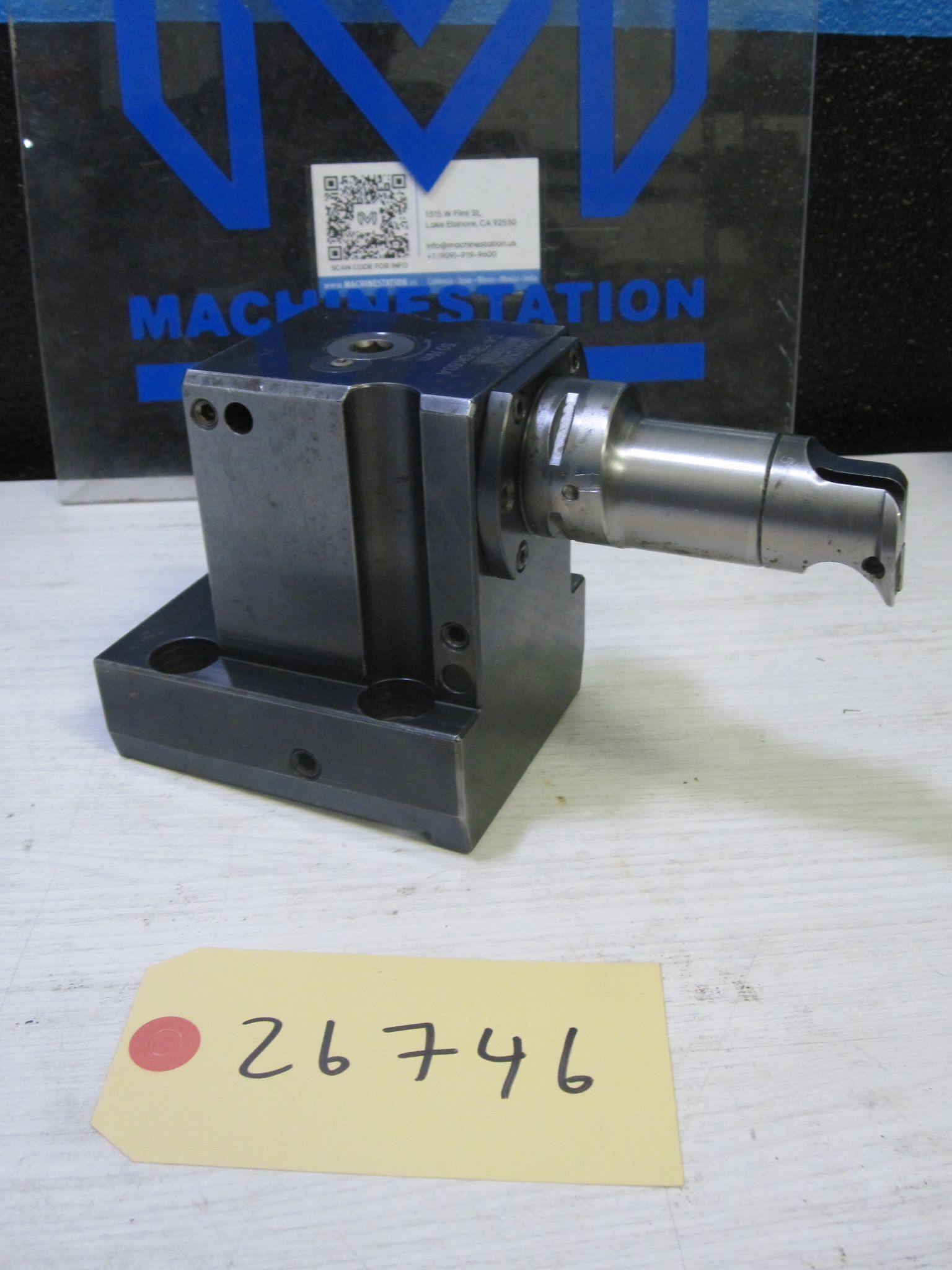 SANDVIK COROMANT C4-TRI-OK60A STATIC TOOL HOLDER CAPTO C4 OKUMA LB3000 0