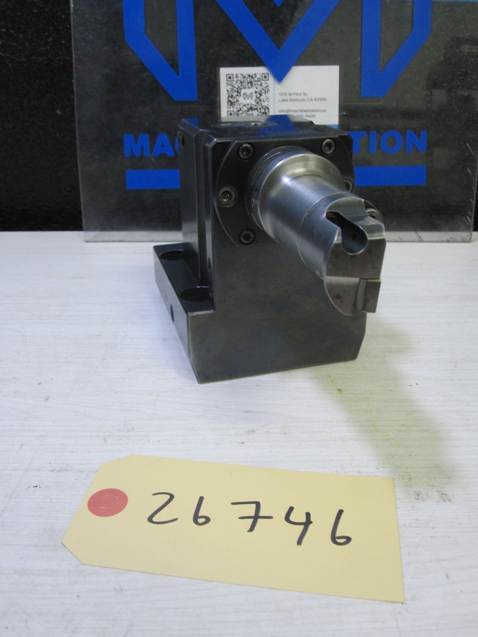 SANDVIK COROMANT C4-TRI-OK60A STATIC TOOL HOLDER CAPTO C4 OKUMA LB3000 2