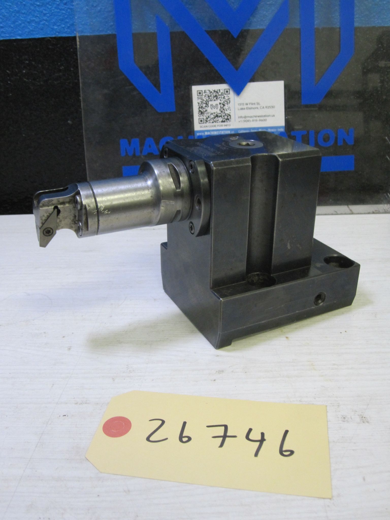 SANDVIK COROMANT C4-TRI-OK60A STATIC TOOL HOLDER CAPTO C4 OKUMA LB3000 3