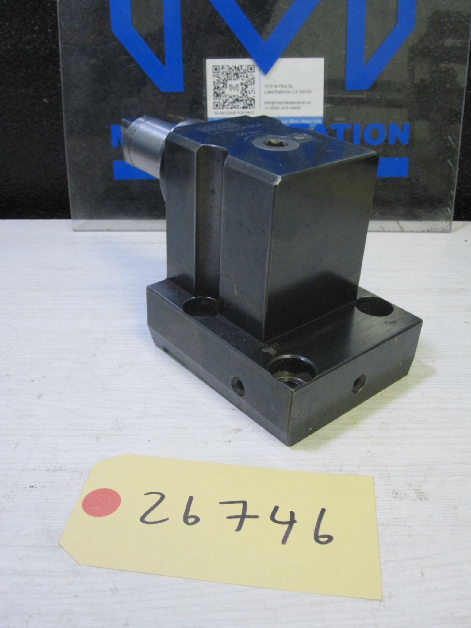 SANDVIK COROMANT C4-TRI-OK60A STATIC TOOL HOLDER CAPTO C4 OKUMA LB3000 4