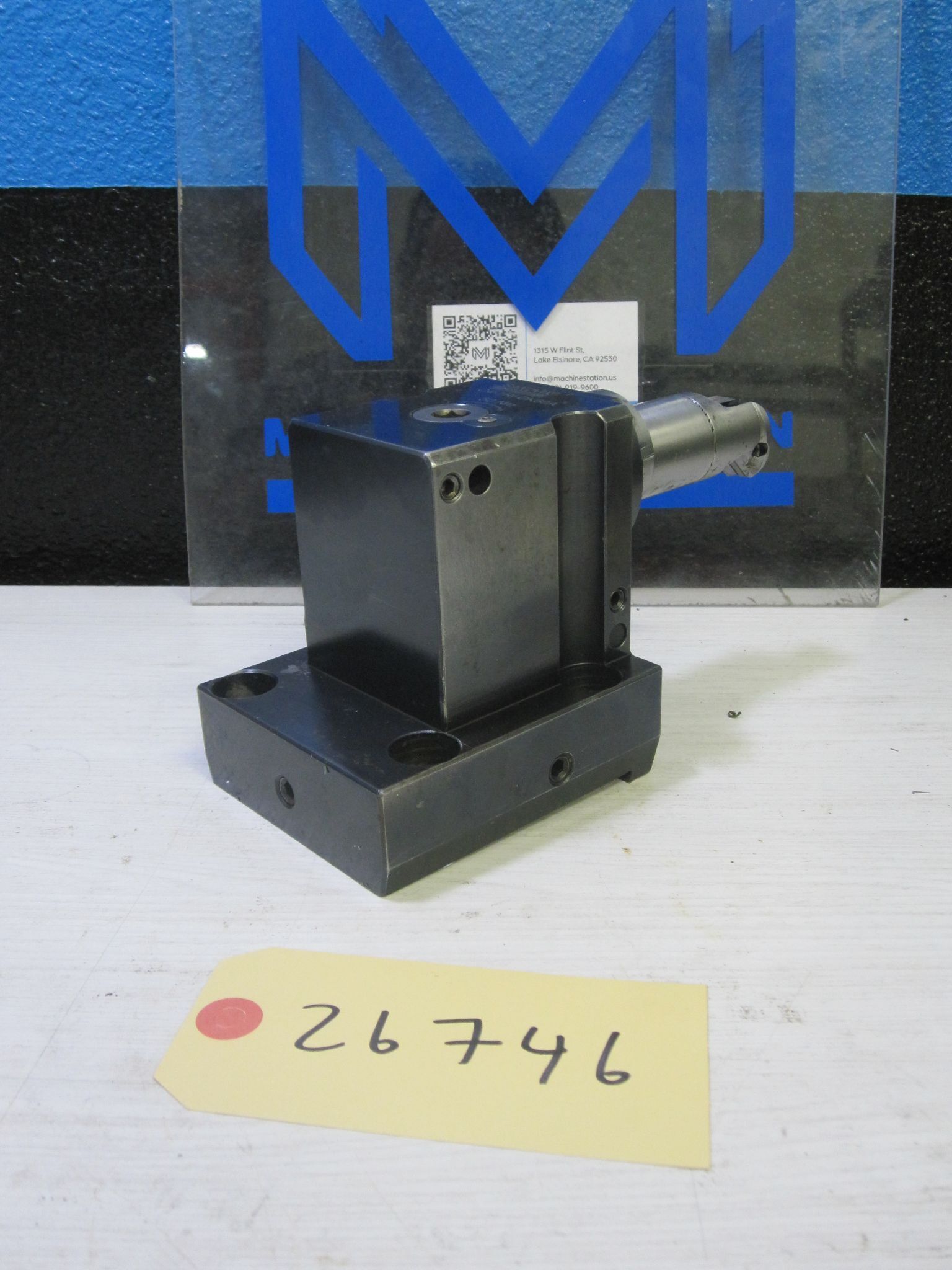 SANDVIK COROMANT C4-TRI-OK60A STATIC TOOL HOLDER CAPTO C4 OKUMA LB3000 5