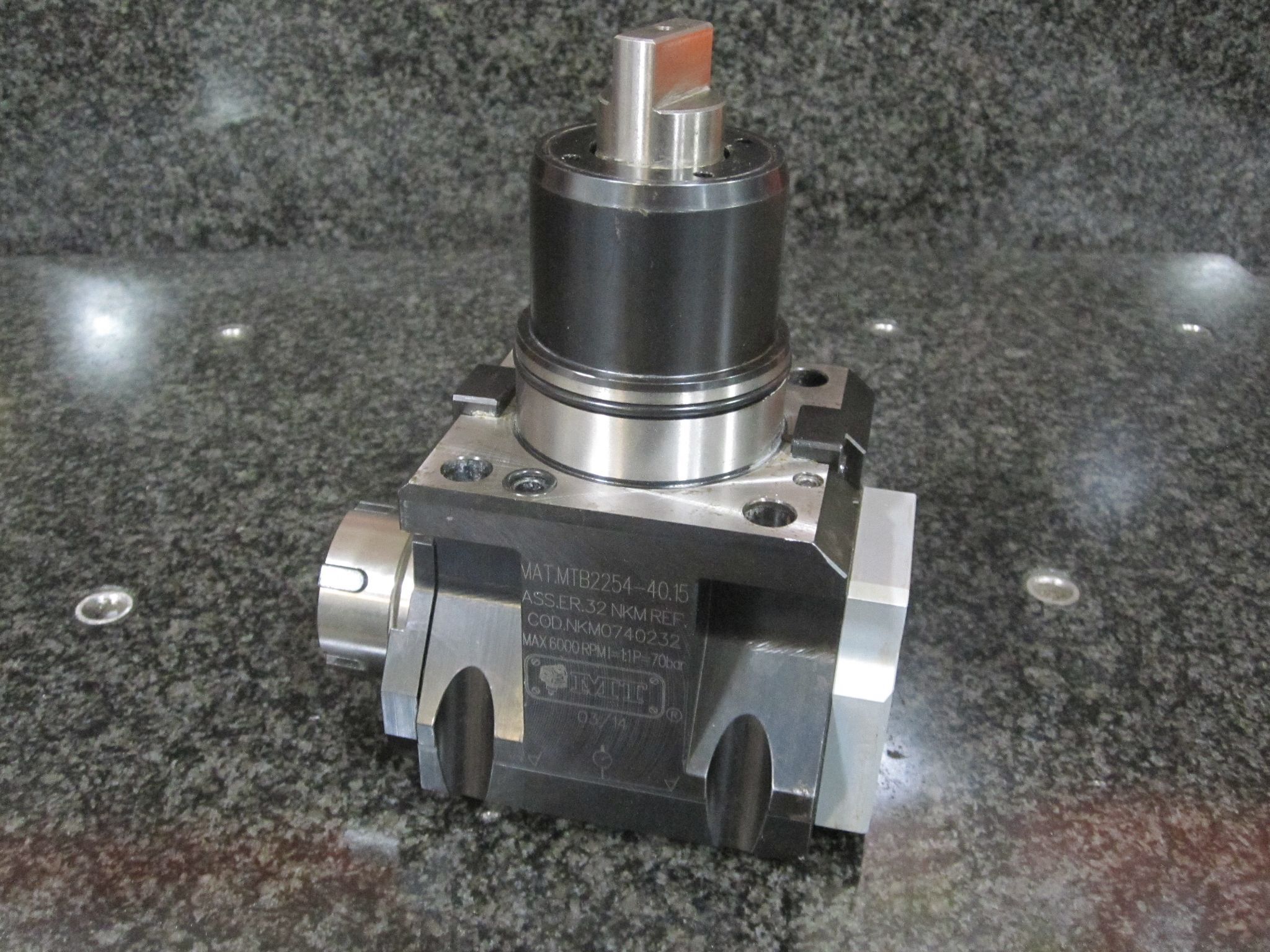 MT MARCHETTI NKM0740232 90 DEGREE RIGHT ANGLE LIVE DRIVEN TOOL HOLDER ER32 0