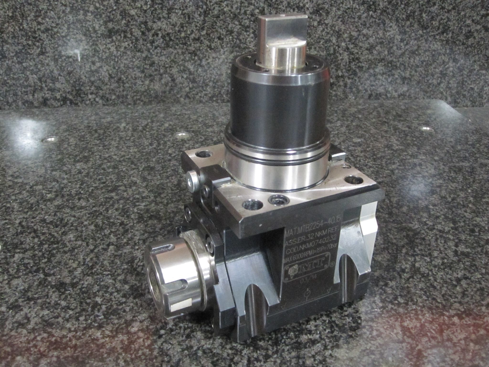 MT MARCHETTI NKM0740232 90 DEGREE RIGHT ANGLE LIVE DRIVEN TOOL HOLDER ER32 6