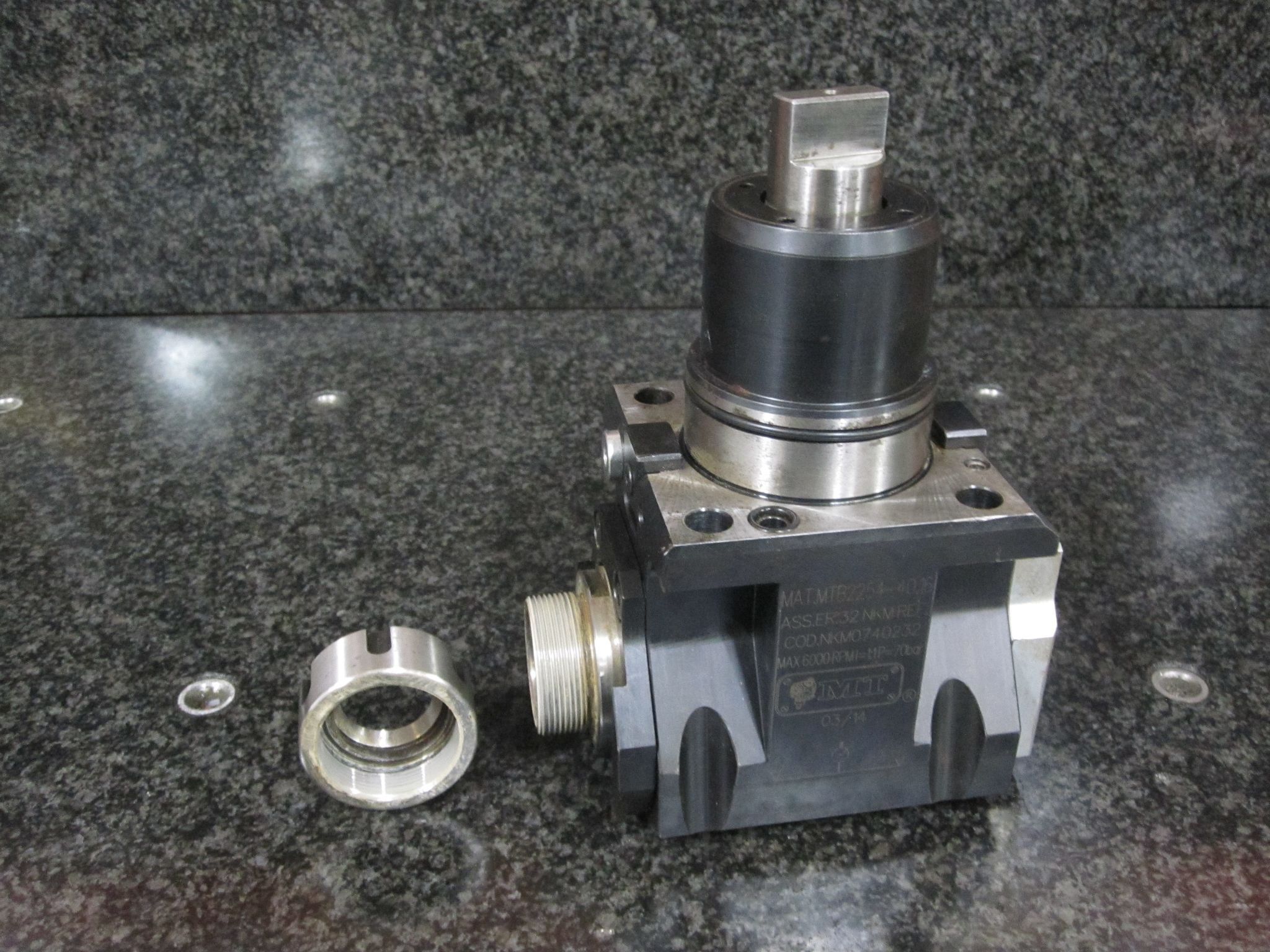MT MARCHETTI NKM0740232 90 DEGREE RIGHT ANGLE LIVE DRIVEN TOOL HOLDER ER32 2