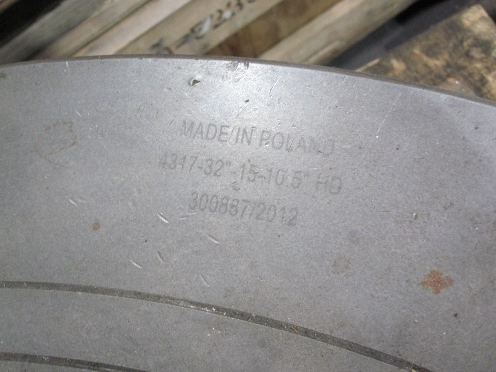 BISON LARGE CHUCK INDEPENDENT 4 JAW OIL COUNTRY CHUCK W/ LARGE THROUGH HOLE BISON A2-15 SPINDLE MOUNT 2