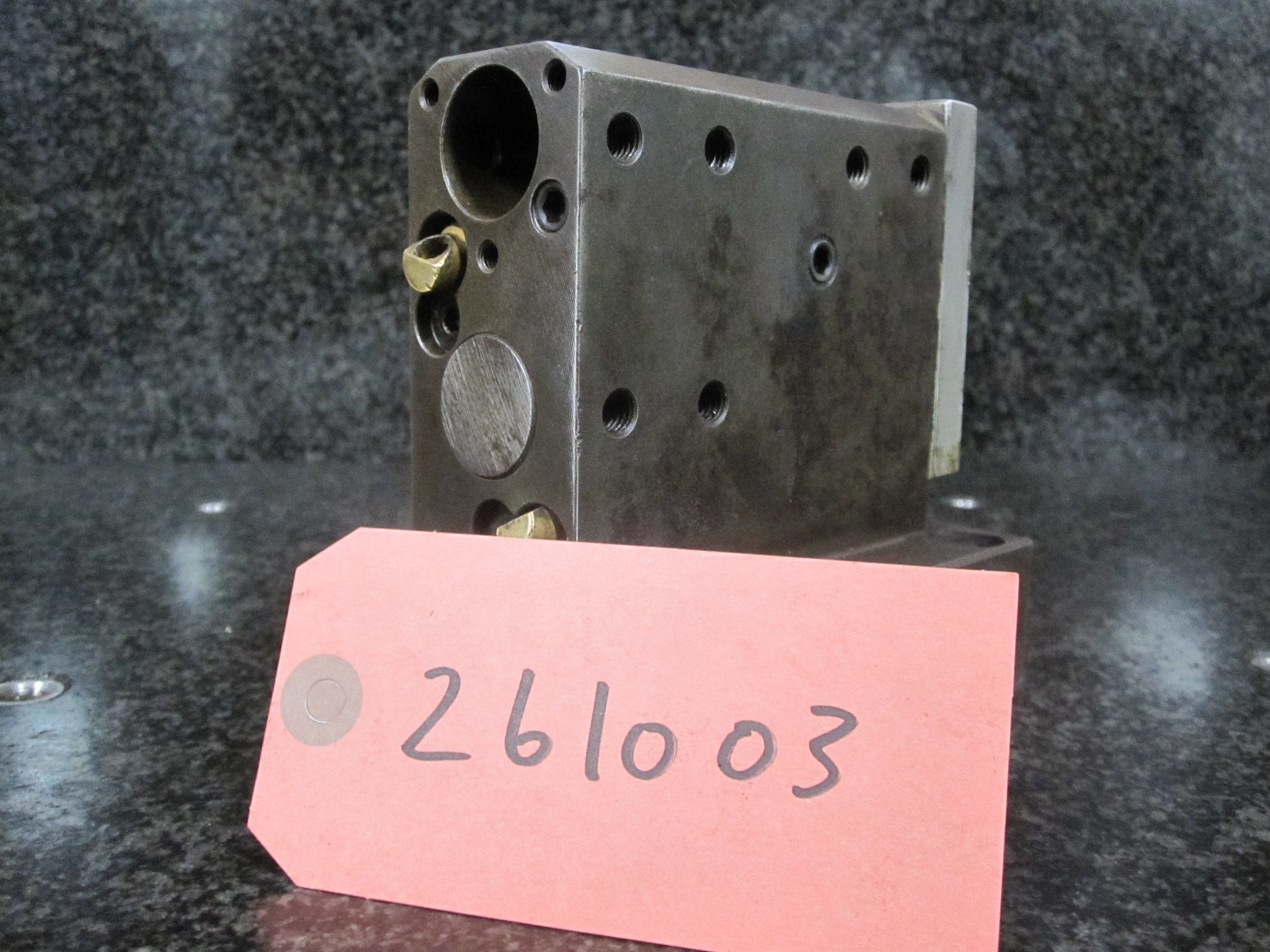 BMT55 BMT 55 DUAL DOUBLE BORING BAR HOLDER 1.0" STATIC **PLUGGED** 12