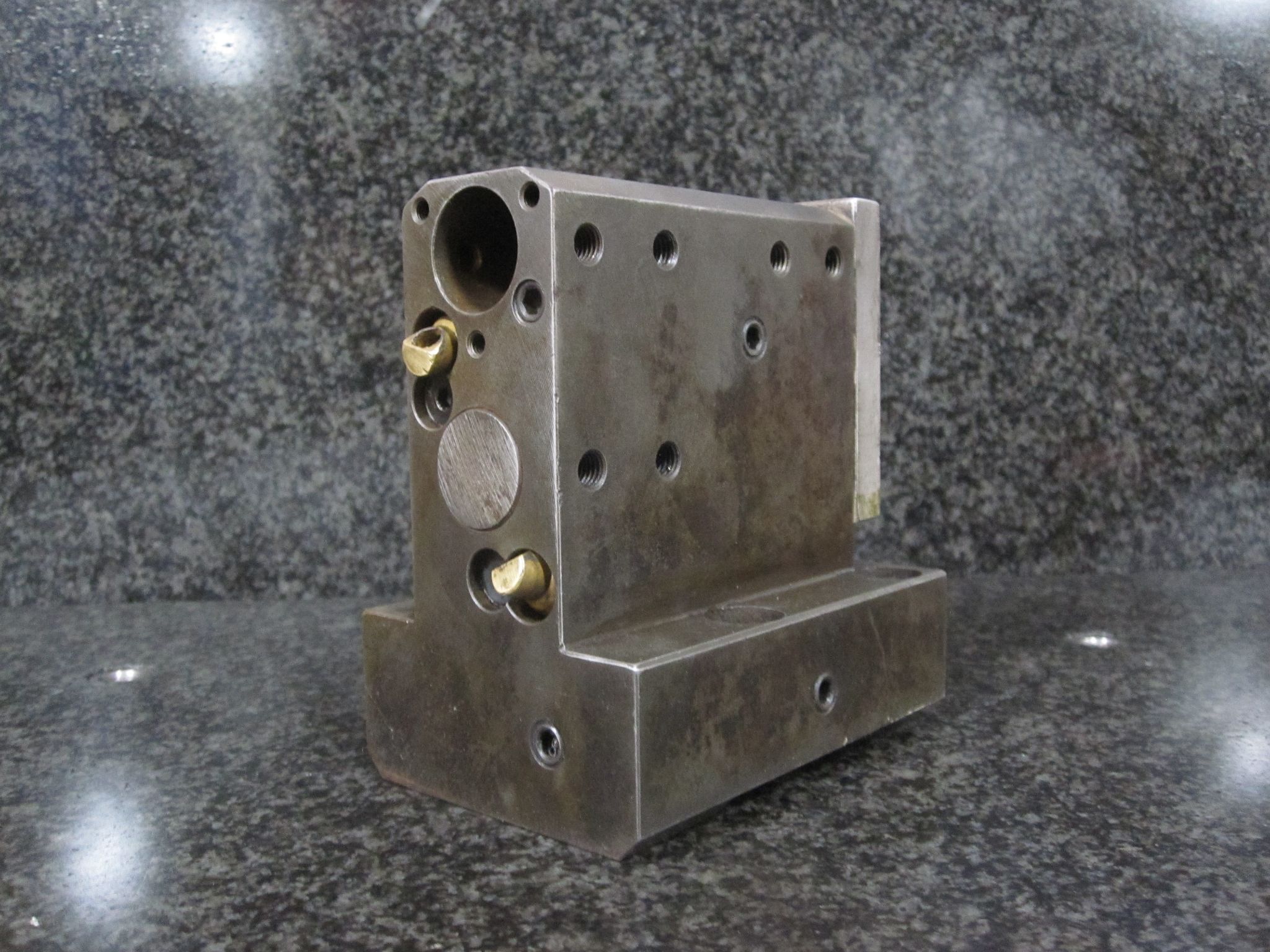 BMT55 BMT 55 DUAL DOUBLE BORING BAR HOLDER 1.0" STATIC **PLUGGED** 0