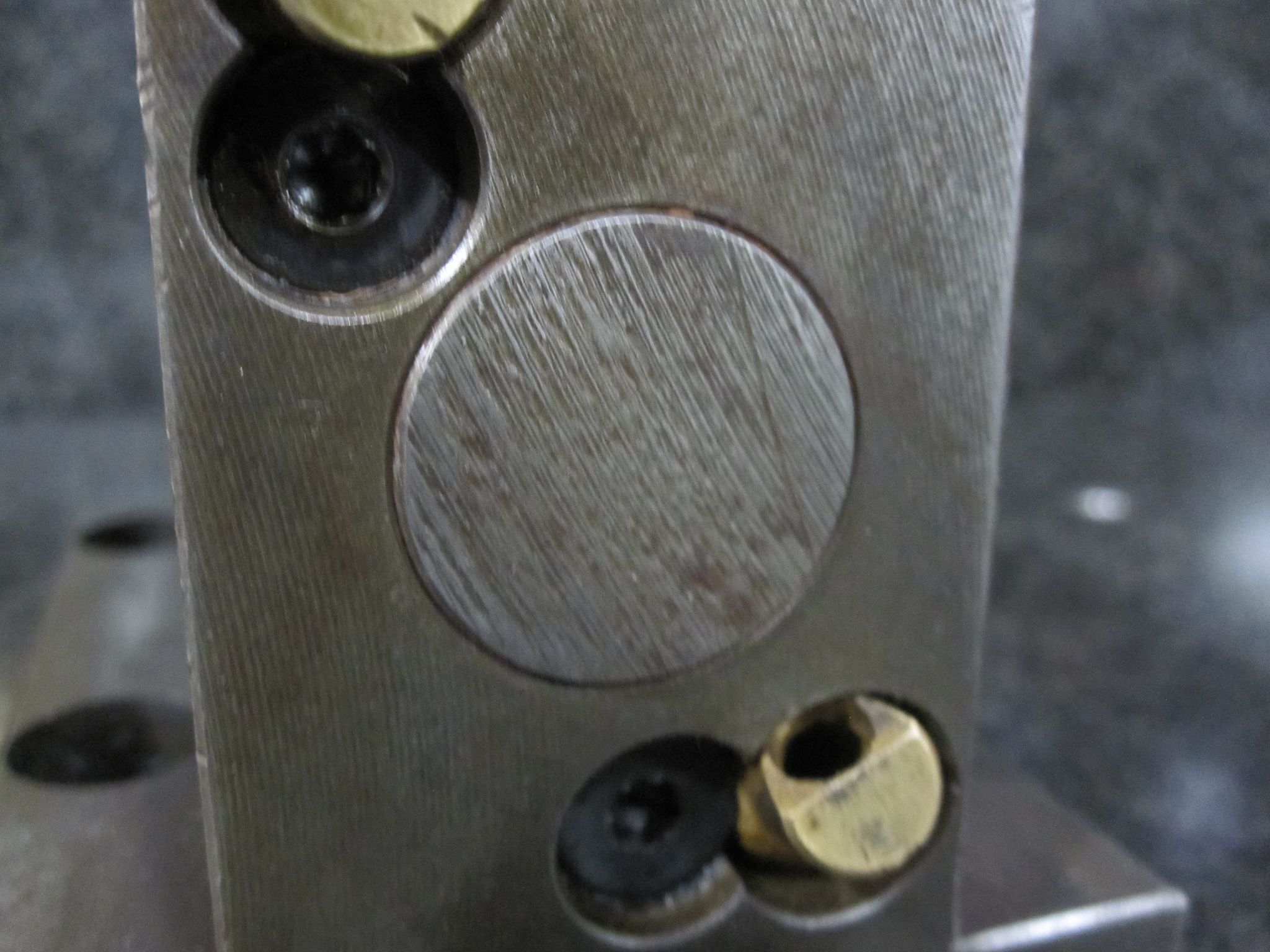 BMT55 BMT 55 DUAL DOUBLE BORING BAR HOLDER 1.0" STATIC **PLUGGED** 4