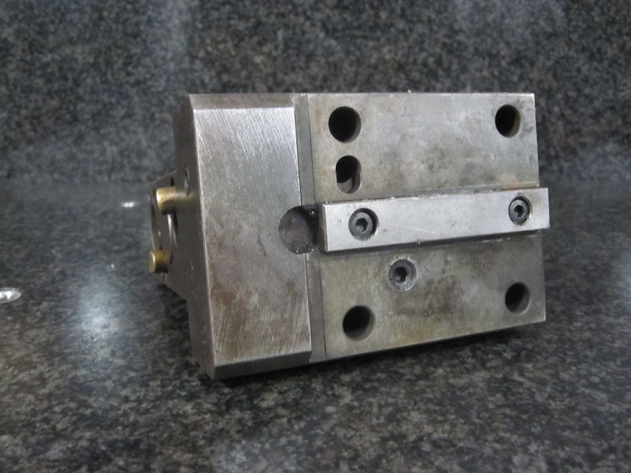 BMT55 BMT 55 DUAL DOUBLE BORING BAR HOLDER 1.0" STATIC **PLUGGED** 7