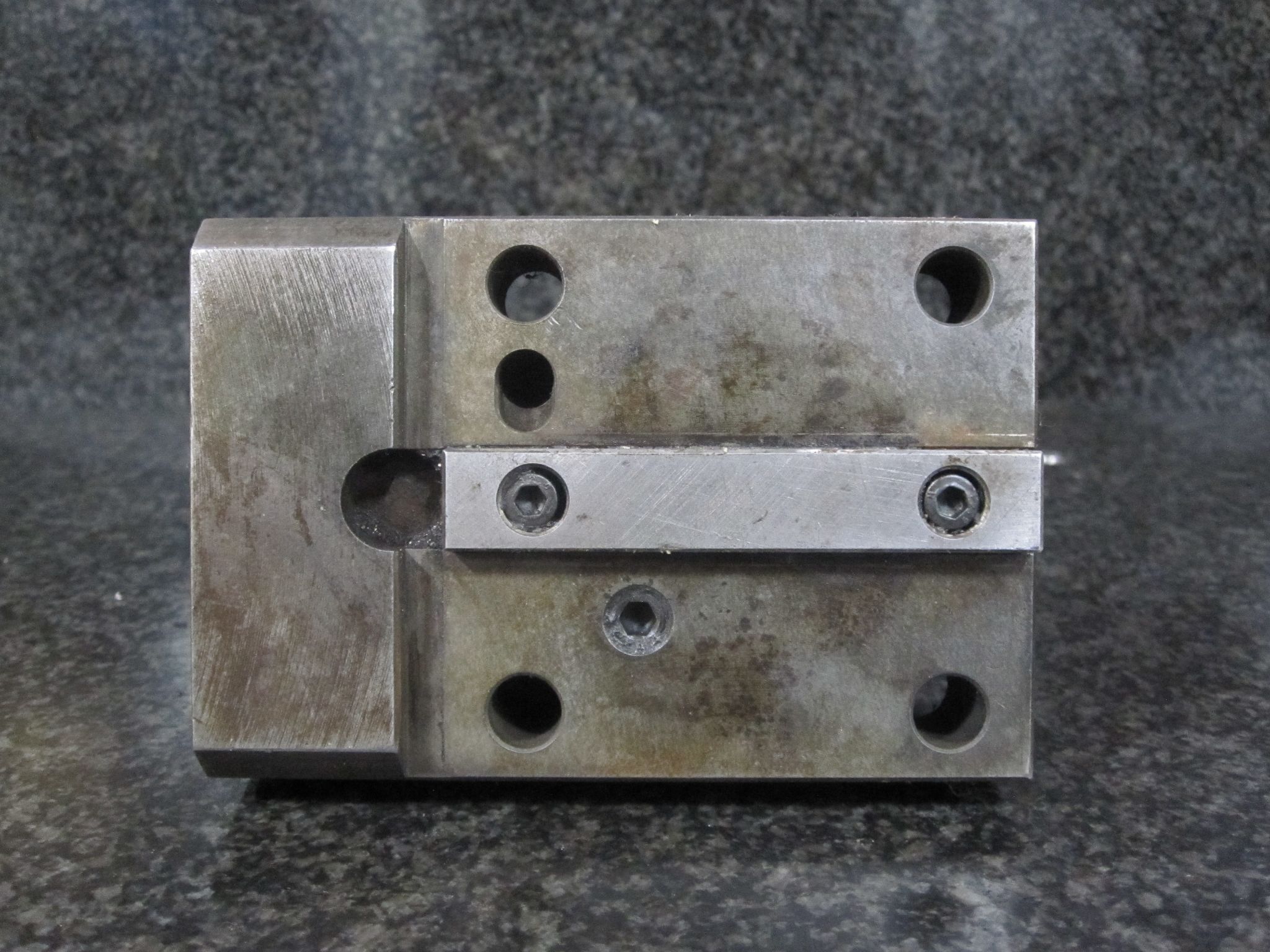 BMT55 BMT 55 DUAL DOUBLE BORING BAR HOLDER 1.0" STATIC **PLUGGED** 8