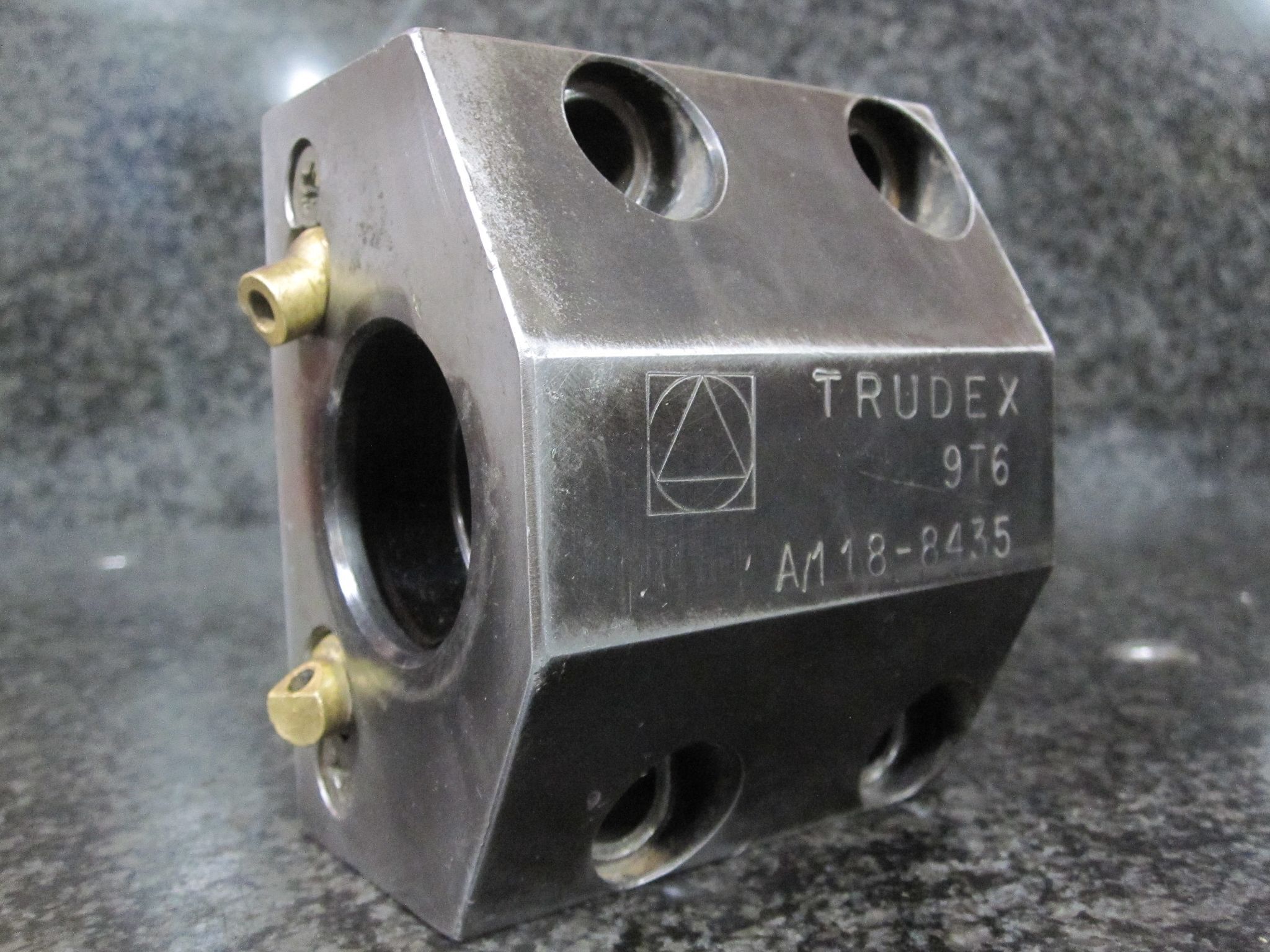TRUDEX 9T6 A118-8435 OKUMA A118 45 X 80 MM STATIC BORING BAR HOLDER 1.5" 1-1/2" TOOL 6