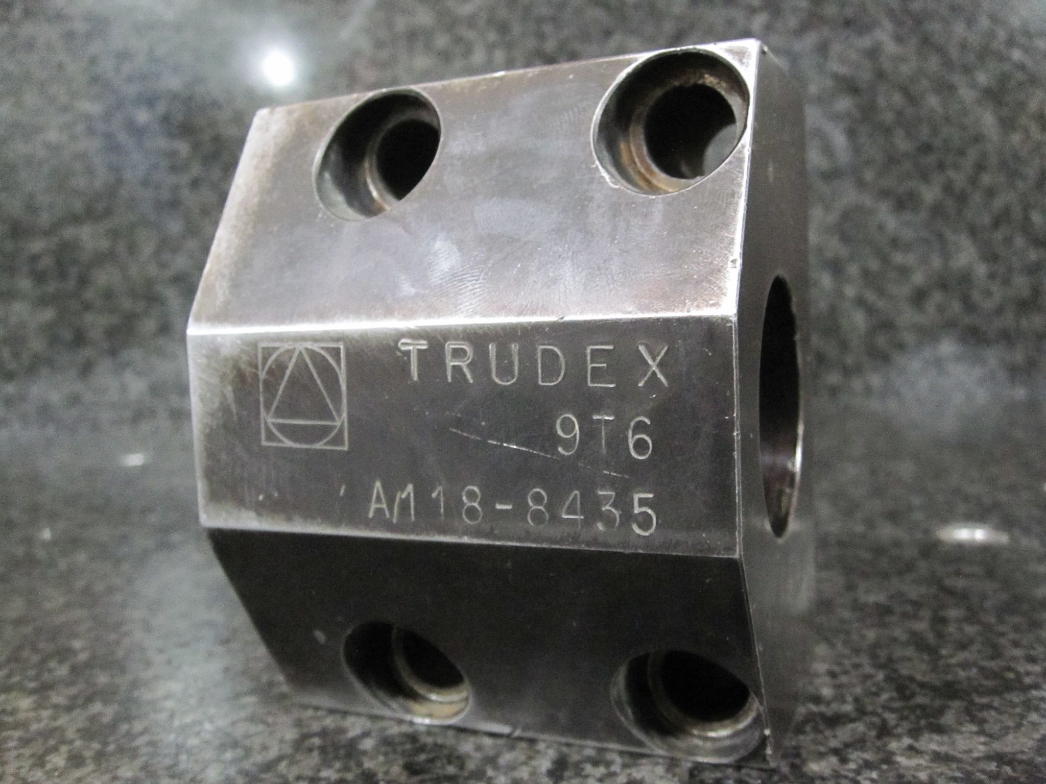 TRUDEX 9T6 A118-8435 OKUMA A118 45 X 80 MM STATIC BORING BAR HOLDER 1.5" 1-1/2" TOOL 7