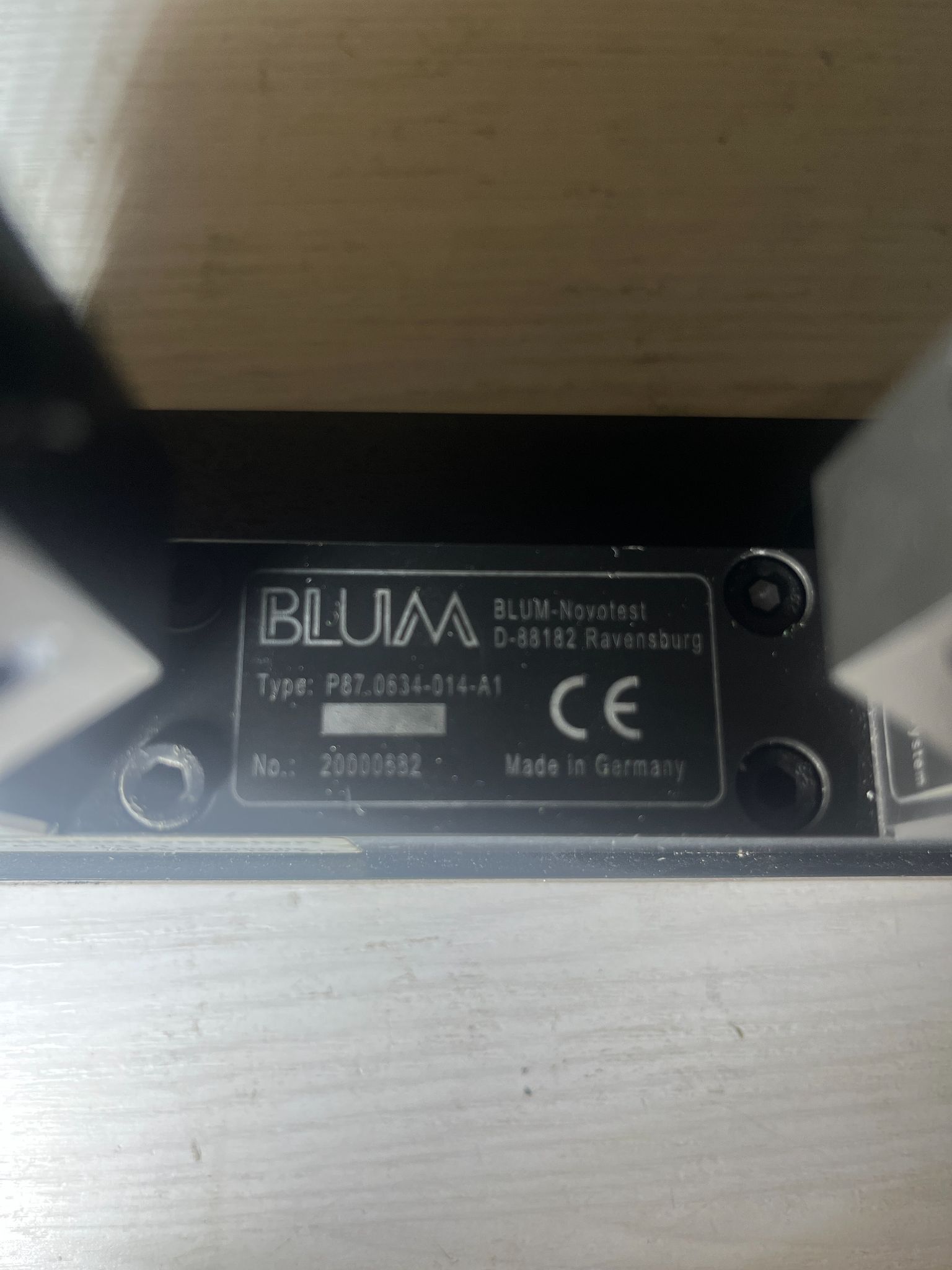 BLUM-NOVOTEST P87-0634-014-A1 7