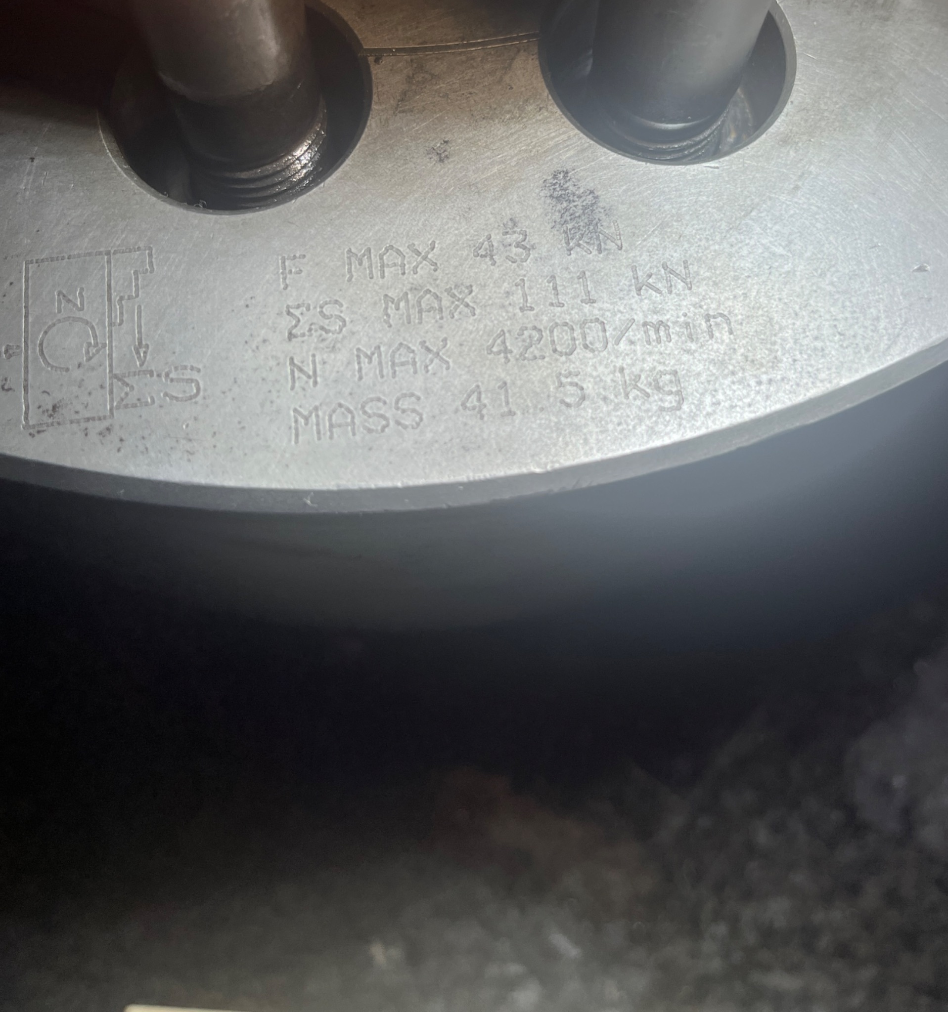 Kitagawa B-210 Power Chuck (B210) 6