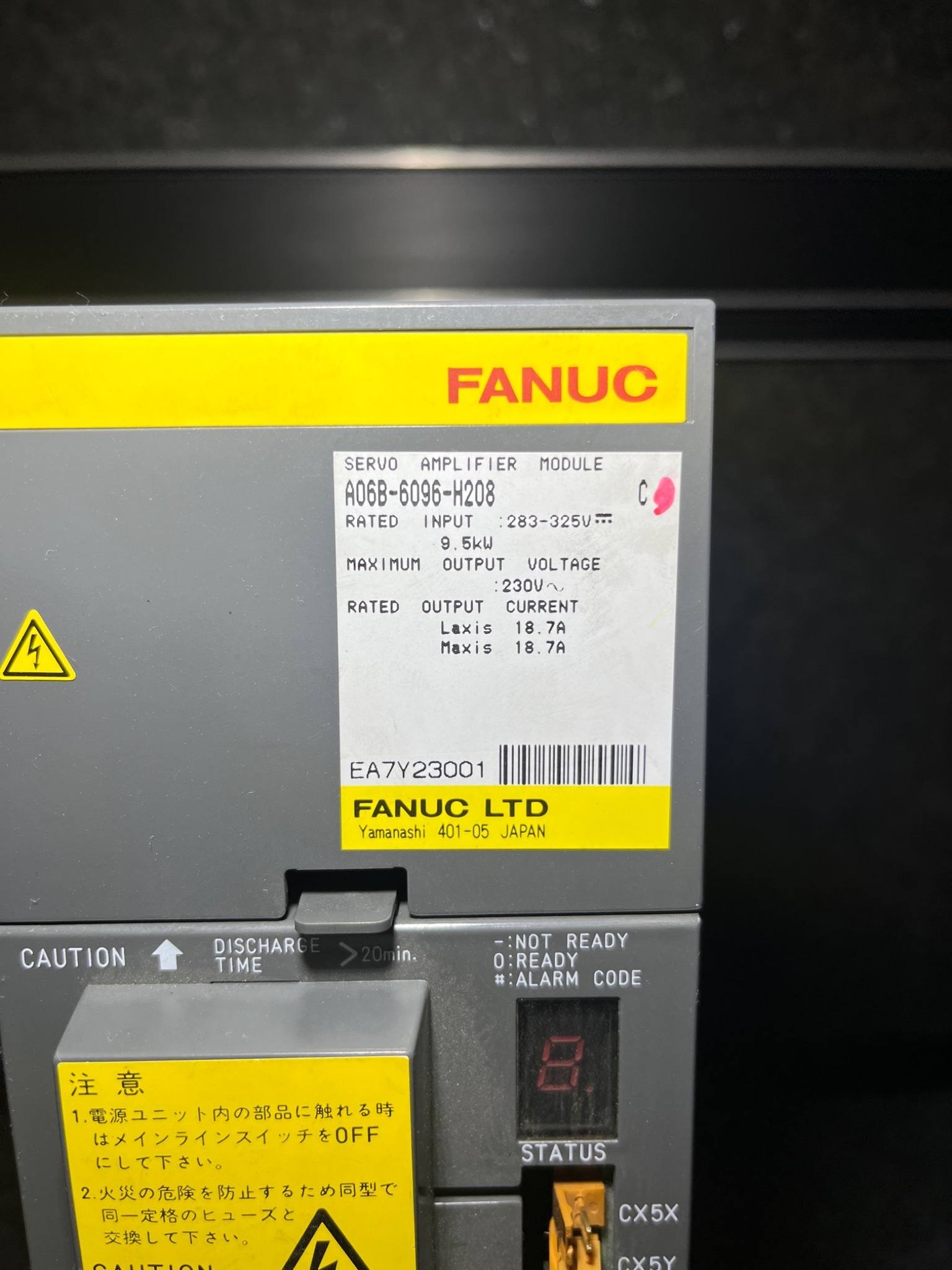 FANUC A06B-6096-H208 2